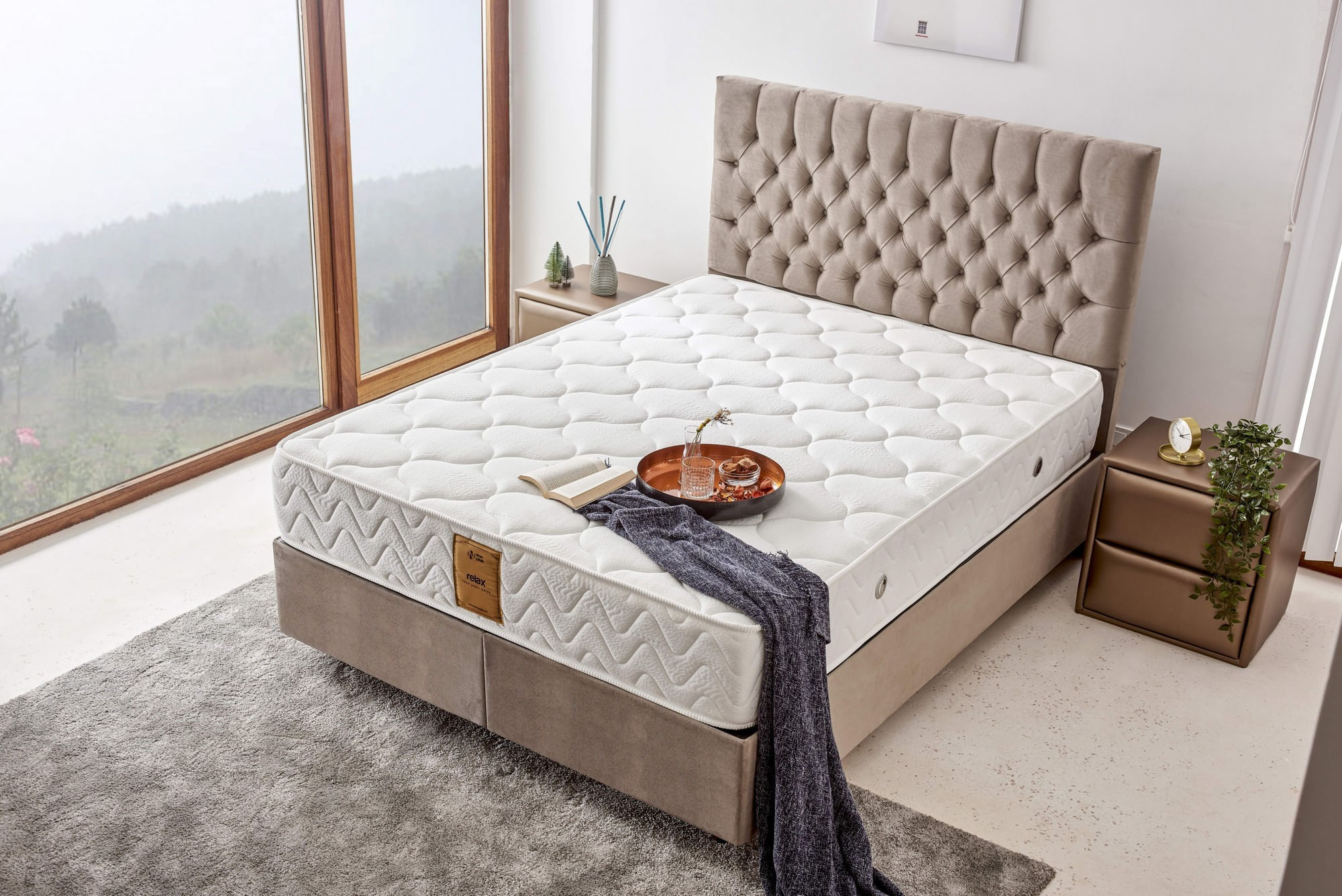 Saltea Hanah Home, 140 x 200 x 28 cm, alb, 480NRN1277 — imaginea 2