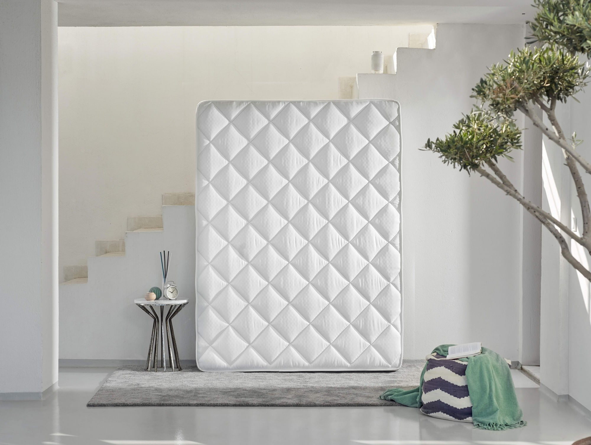 Saltea Hanah Home, 90 x 200 x 28 cm, alb, 480NRN1142 — imaginea 3