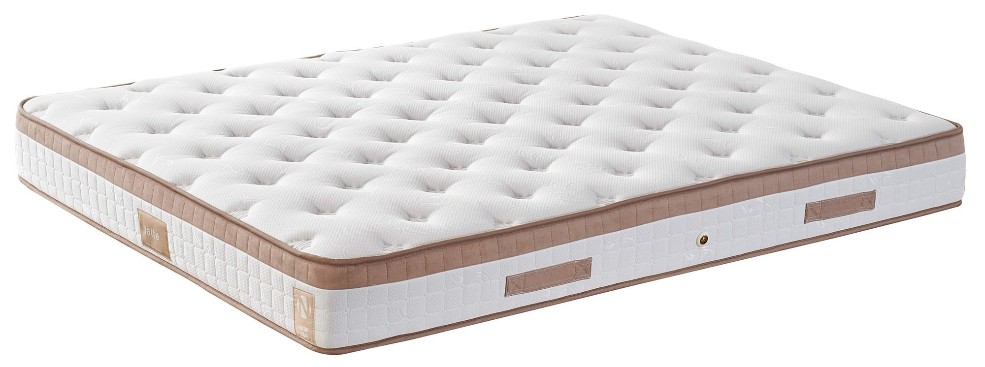 Saltea Hanah Home, 150 x 200 x 23 cm, alb/maro, 480NRN1228 — imaginea 3