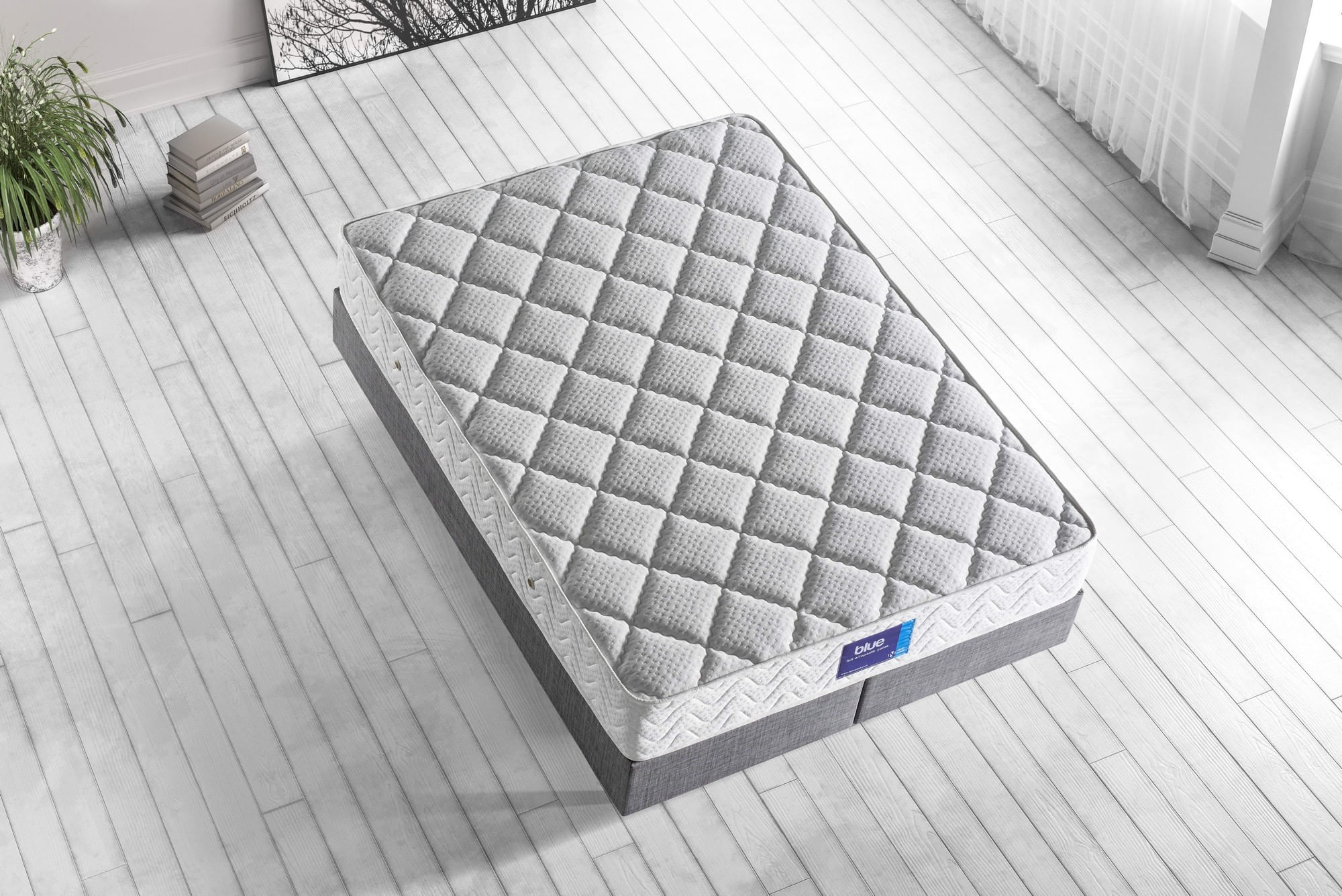 Saltea Hanah Home, 90 x 200 x 26 cm, alb, 480NRN1122 — imaginea 2