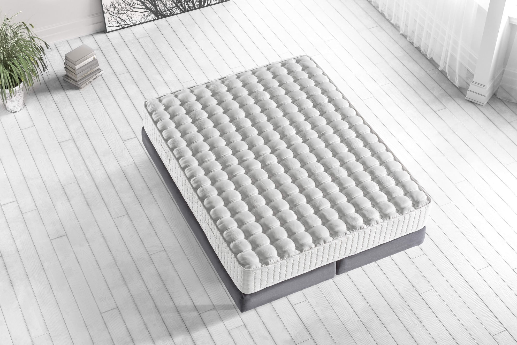 Saltea Hanah Home, 160 x 200 x 30 cm, alb, 480NRN1239 — imaginea 2