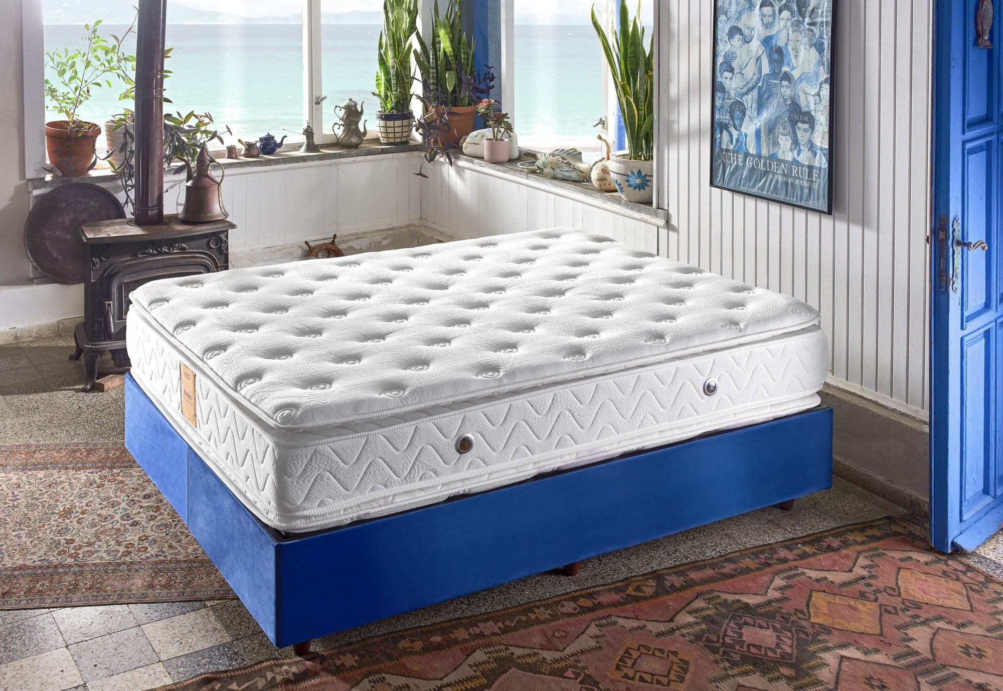 Saltea Hanah Home, 160 x 200 x 34 cm, alb, 480NRN1168 — imaginea 5