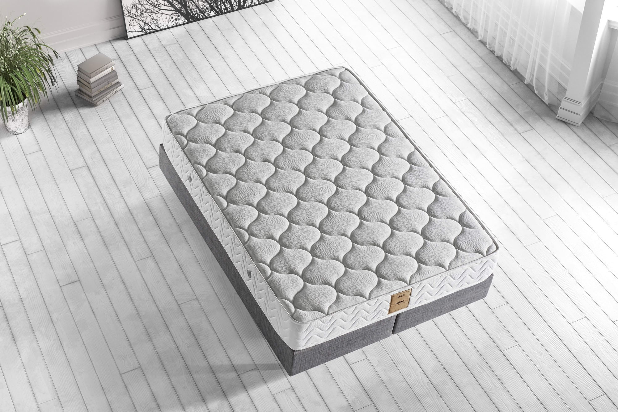 Saltea Hanah Home, 180 x 200 x 28 cm, alb, 480NRN1280 — imaginea 4