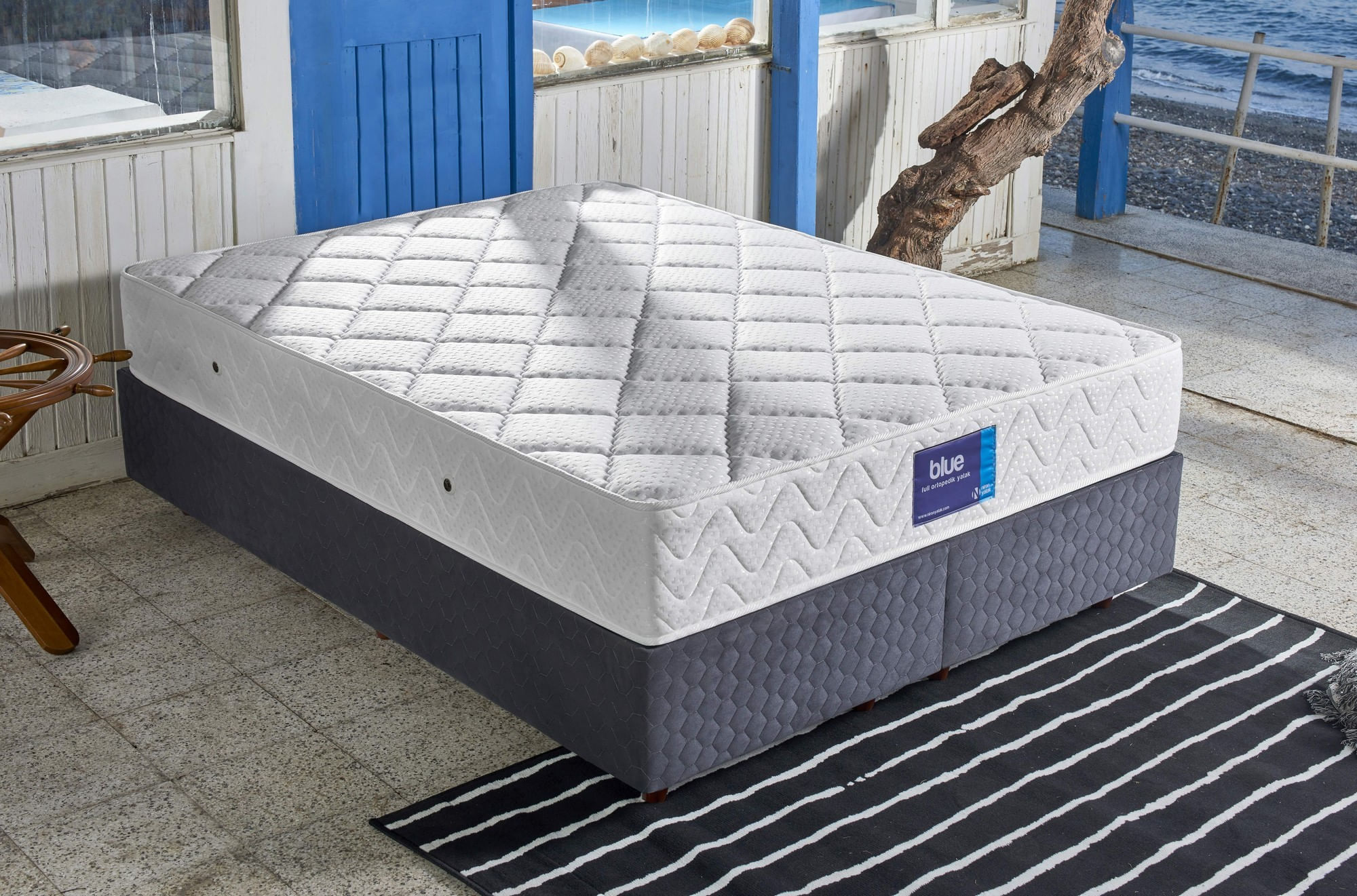 Saltea Hanah Home, 180 x 200 x 26 cm, alb, 480NRN1129 — imaginea 5
