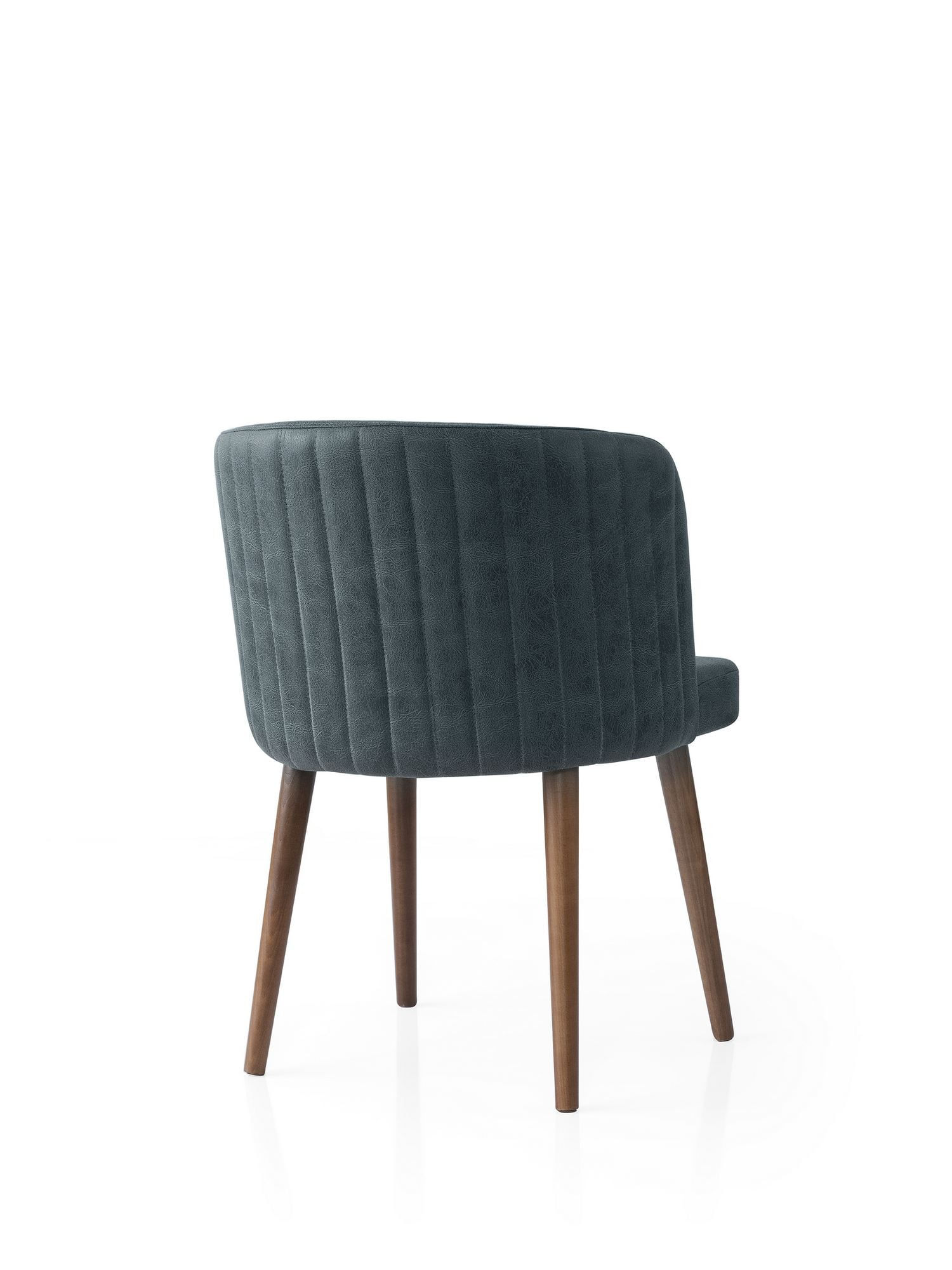 Set scaune (4 bucăți) Hanah Home, PAL melaminat, 57 x 57 x 81 cm, albastru închis, 974NMB1959 — imaginea 2