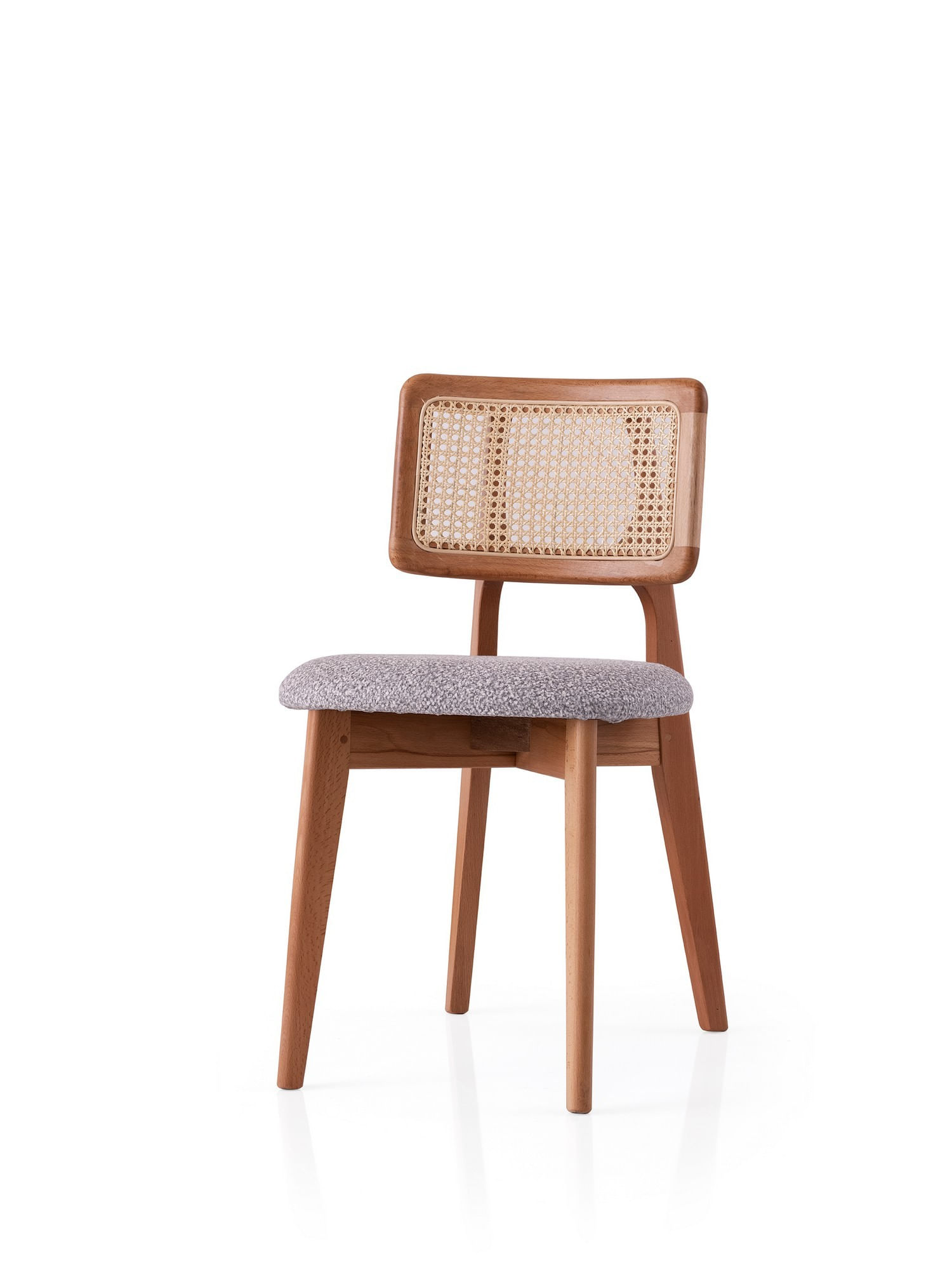 Scaun Hanah Home, placaj, 43 x 46.5 x 80 cm, stejar/deschis gri, 974NMB1844 — imaginea 3