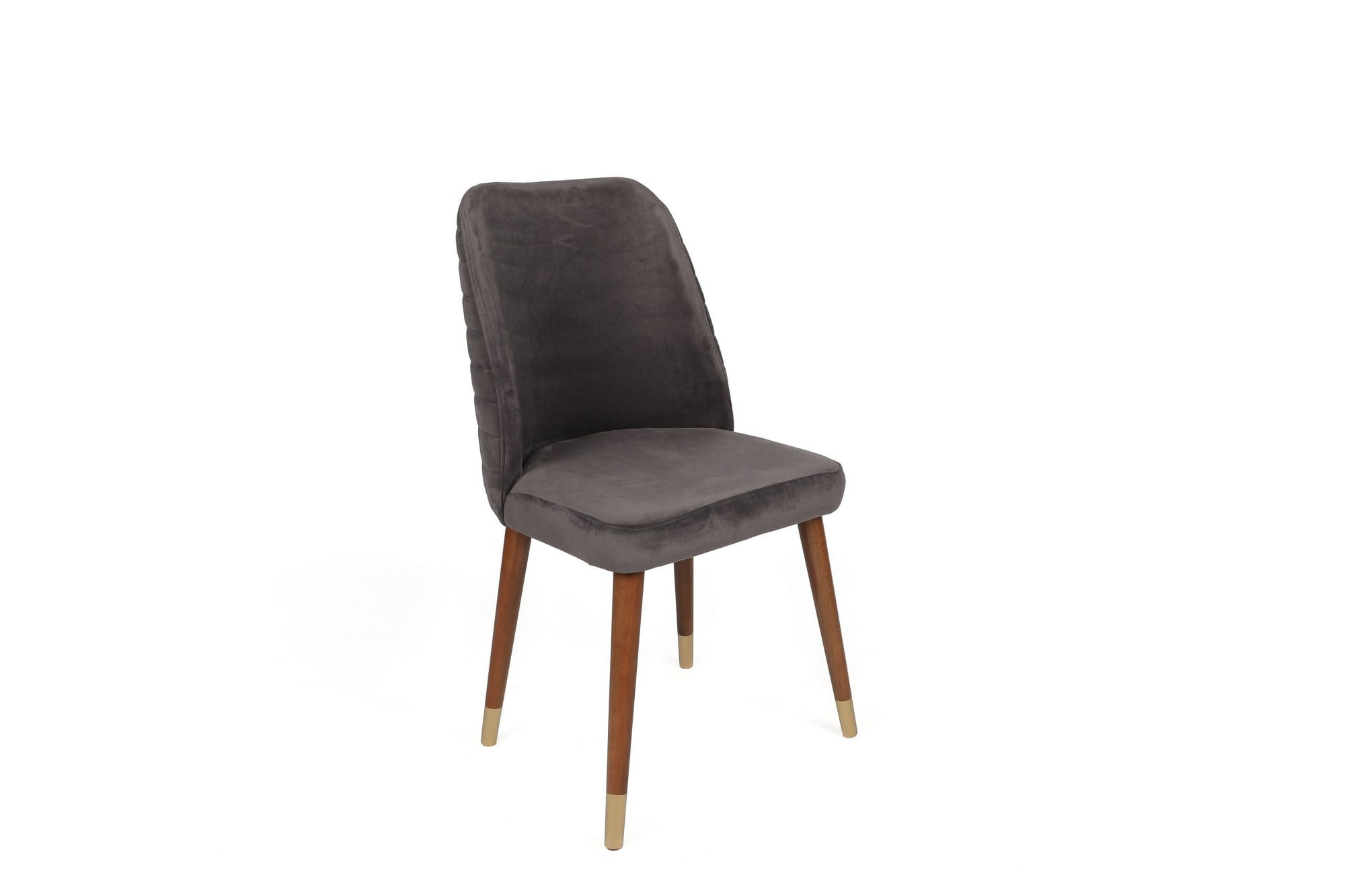Set scaune (2 bucăți) Hanah Home, lemn, 50 x 49 x 90 cm, antracit/nuc/auriu, 974NMB1671 — imaginea 3