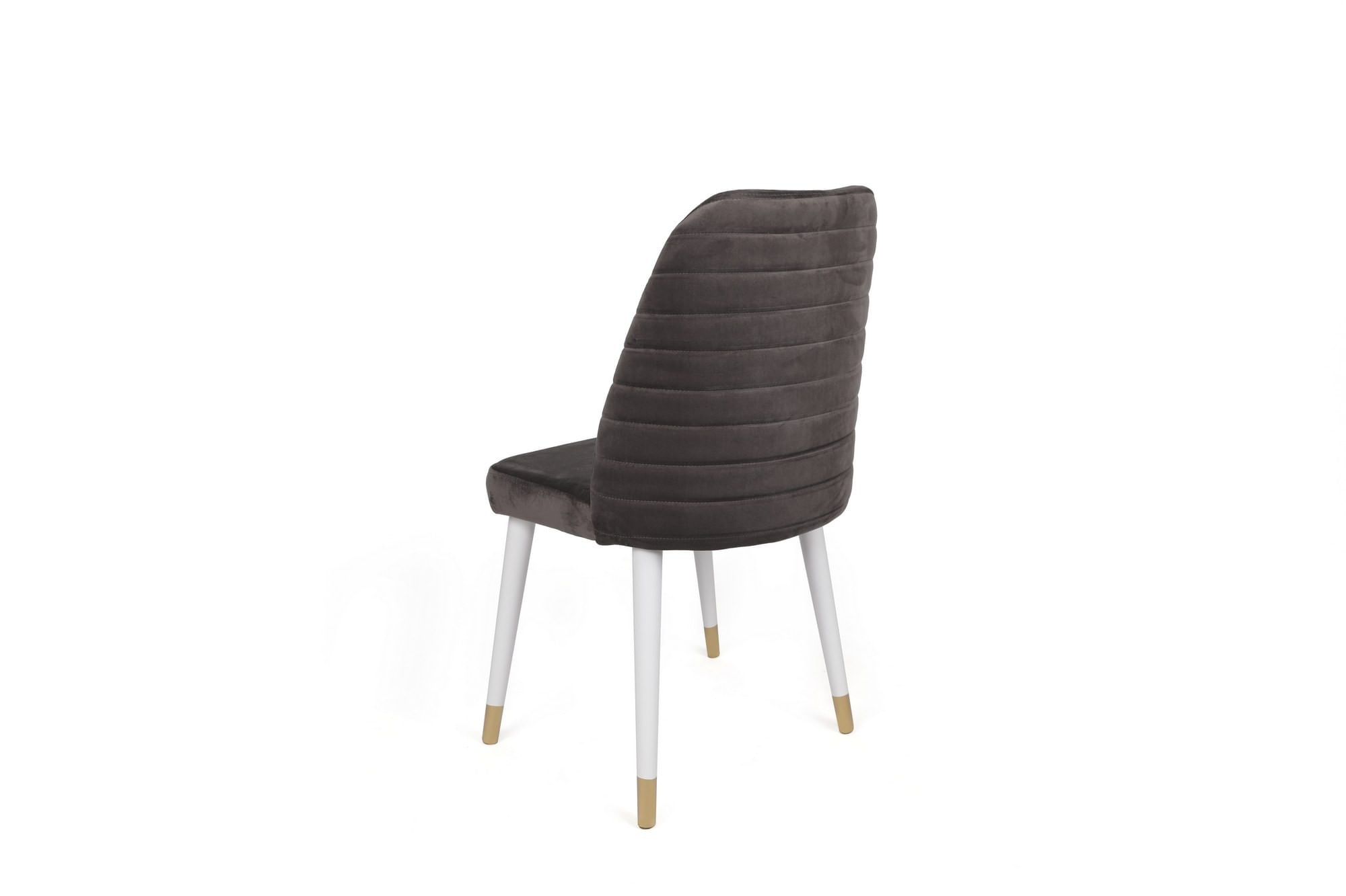 Set scaune (2 bucăți) Hanah Home, lemn, 50 x 49 x 90 cm, antracit/alb/auriu, 974NMB1675 — imaginea 2