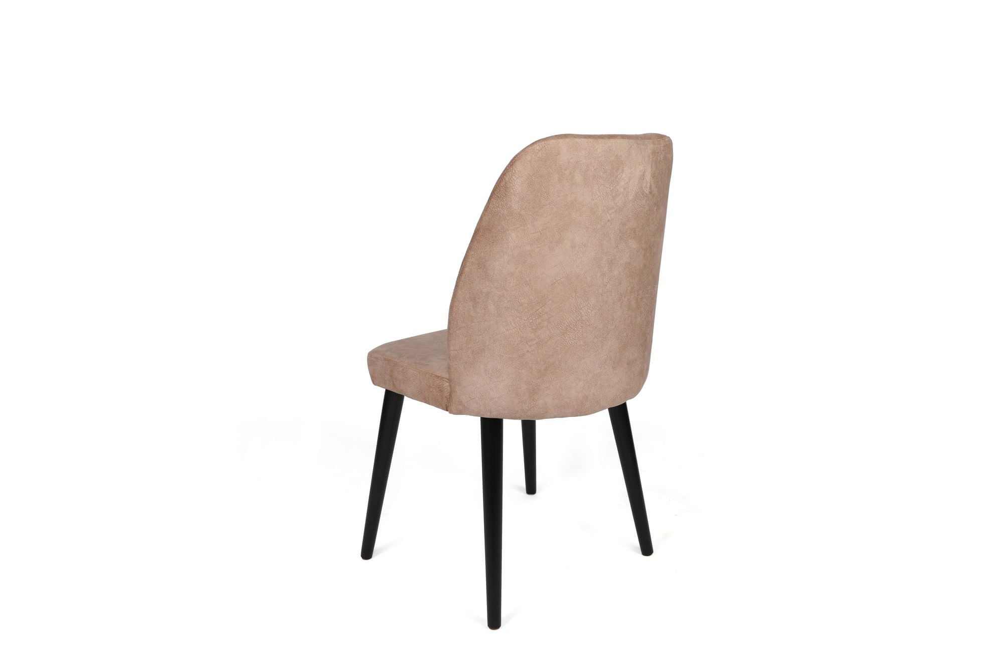 Set scaune (4 bucăți) Hanah Home, catifea, 50 x 49 x 90 cm, bej-cenușiu/negru, 974NMB1578 — imaginea 4