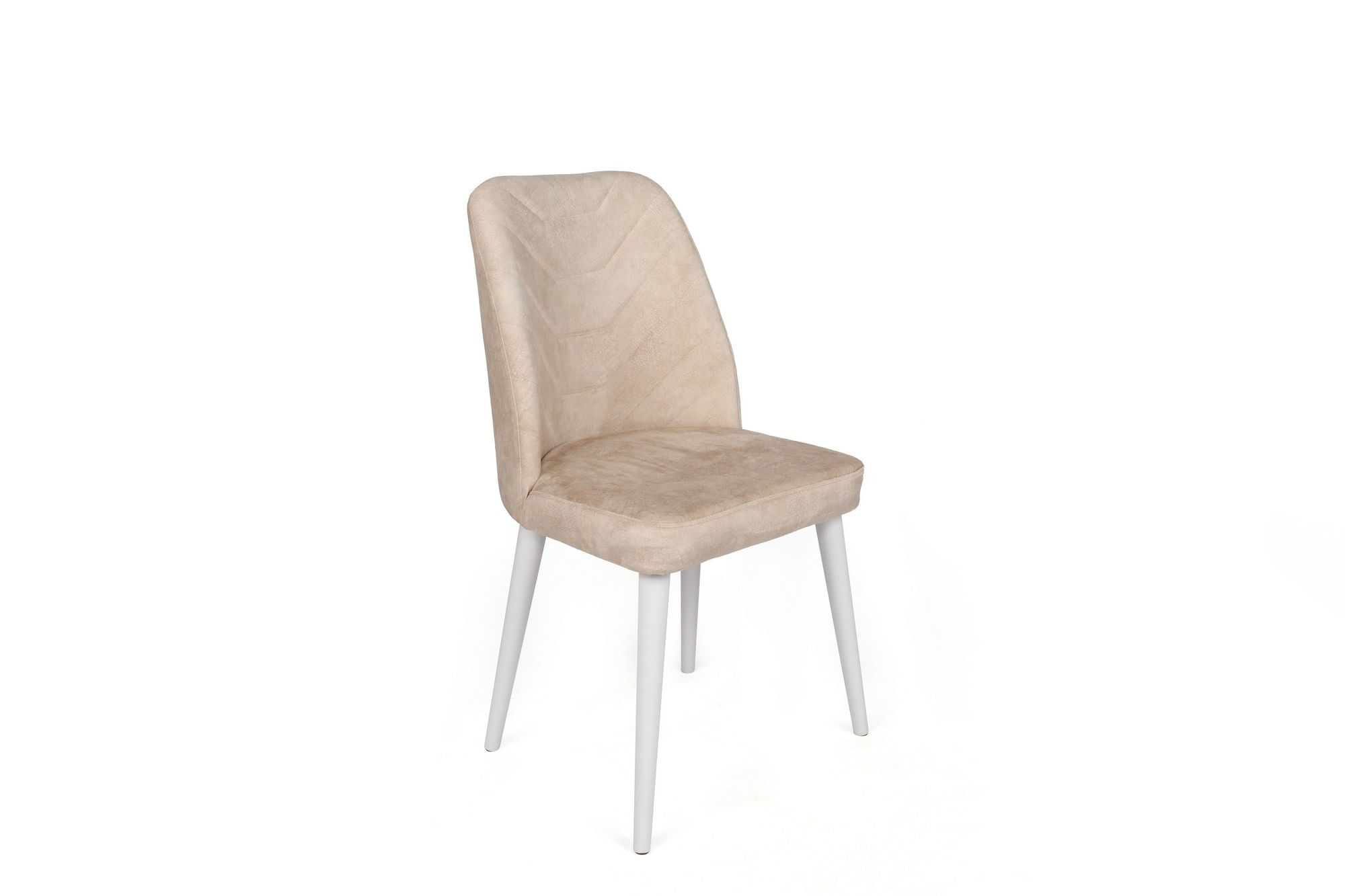 Set scaune (2 bucăți) Hanah Home, lemn, 50 x 49 x 90 cm, bej/alb, 974NMB1662 — imaginea 3