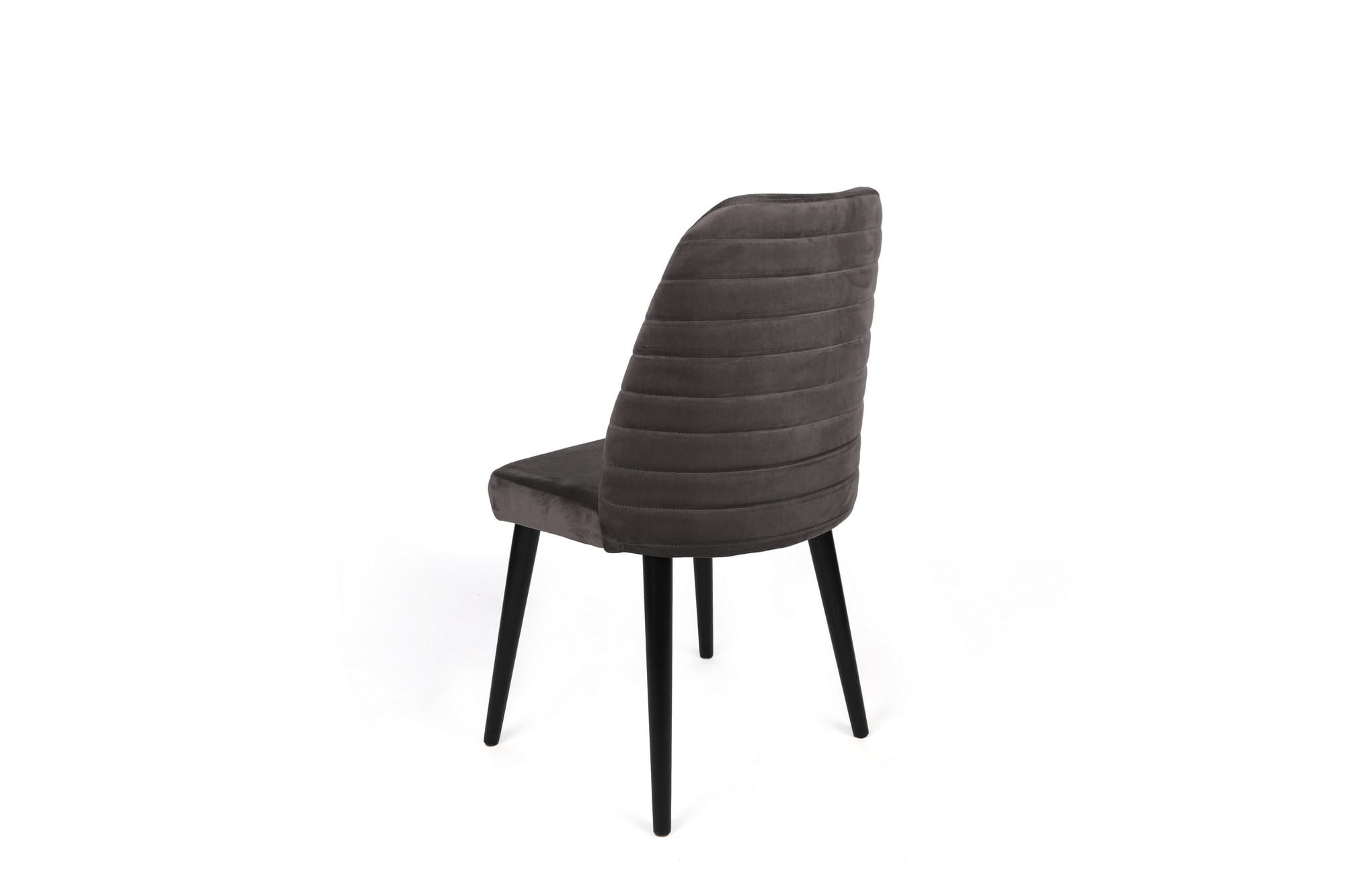 Set scaune (2 bucăți) Hanah Home, lemn, 50 x 49 x 90 cm, antracit/negru, 974NMB1683 — imaginea 2