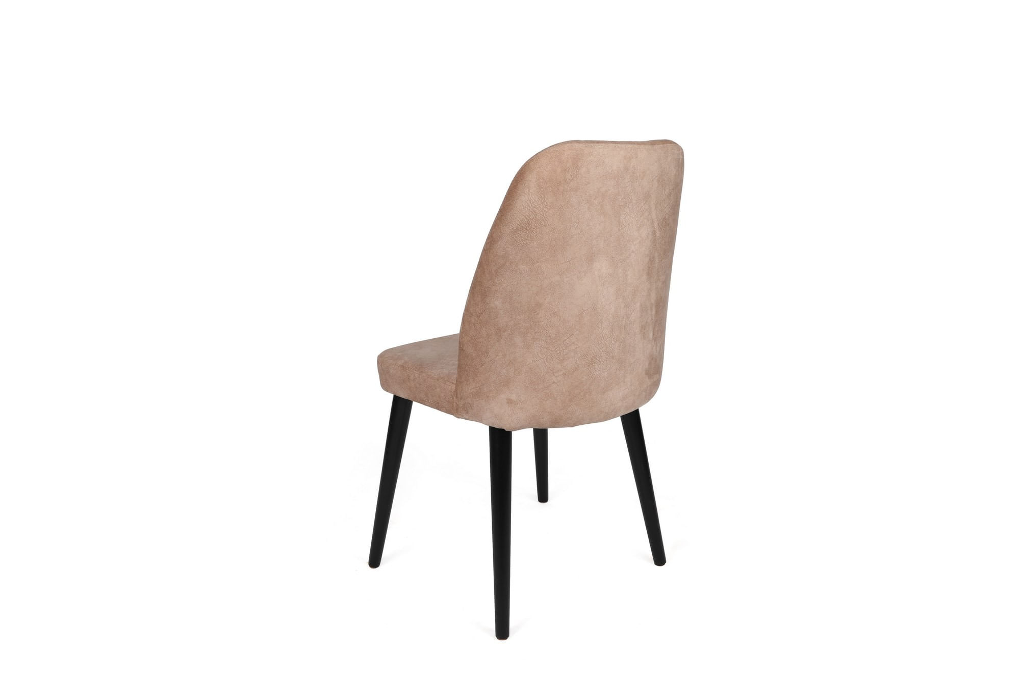 Set scaune (2 bucăți) Hanah Home, catifea, 50 x 49 x 90 cm, bej/negru, 974NMB1631