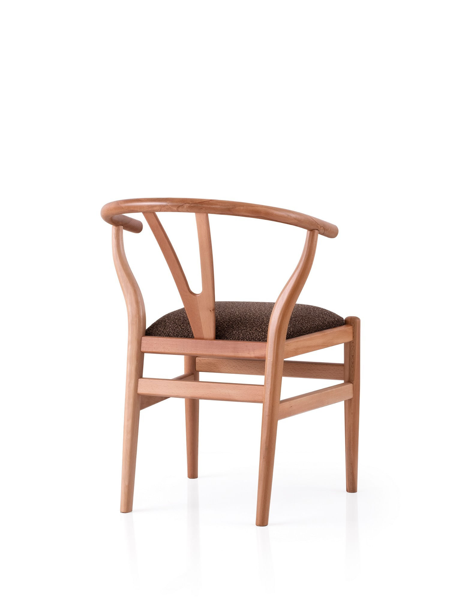 Scaun Hanah Home, placaj, 57 x 58 x 78 cm, stejar/maro, 974NMB1841 — imaginea 2