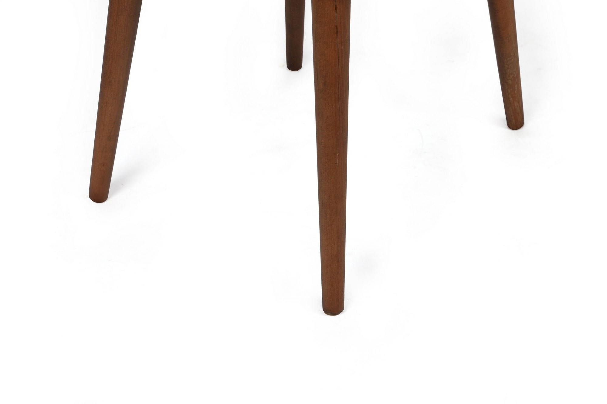 Set scaune (2 bucăți) Hanah Home, catifea, 50 x 49 x 90 cm, bej-cenușiu/nuc, 974NMB1639 — imaginea 4