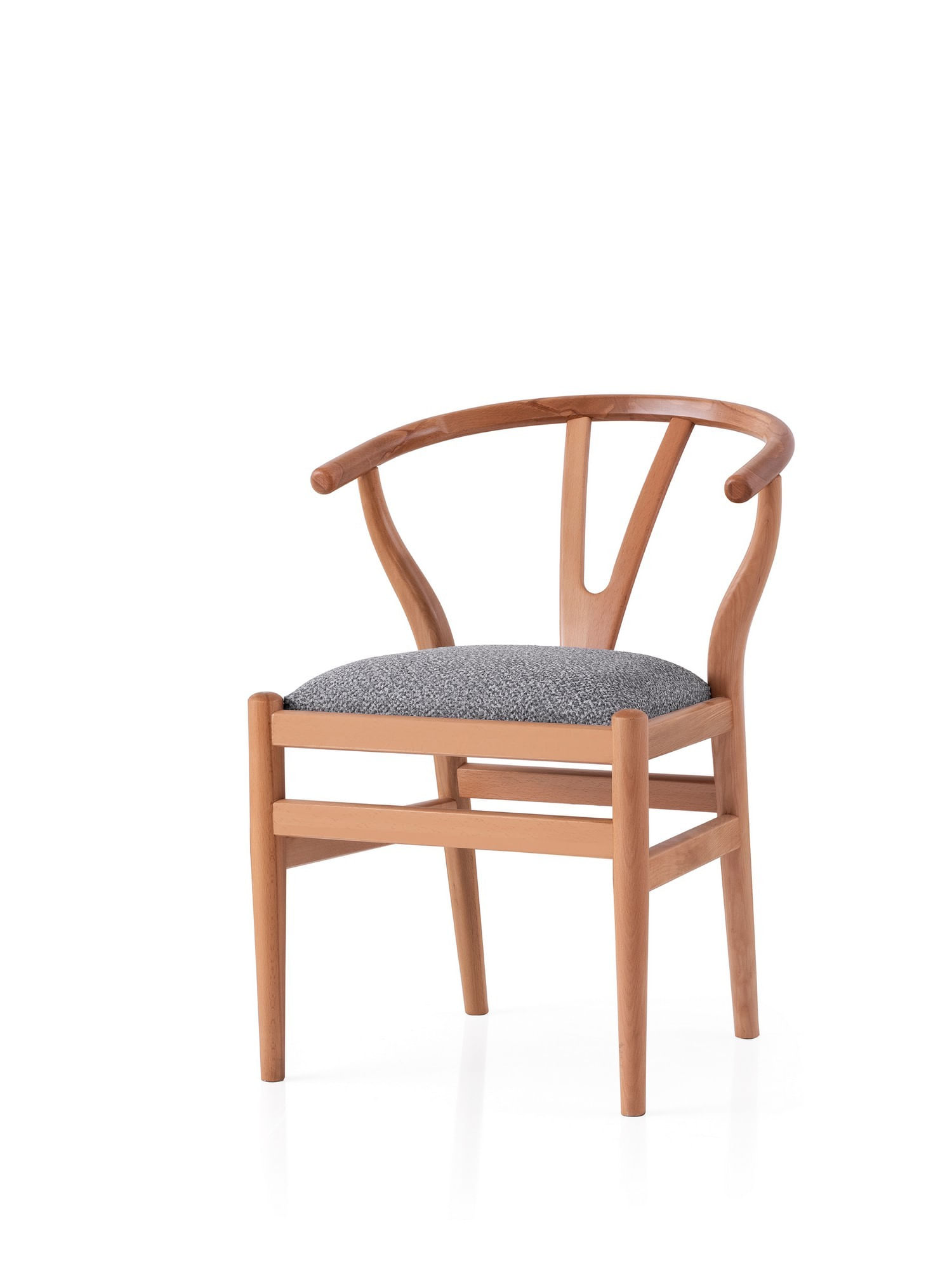 Scaun Hanah Home, placaj, 57 x 58 x 78 cm, stejar/deschis albastru, 974NMB1842 — imaginea 2