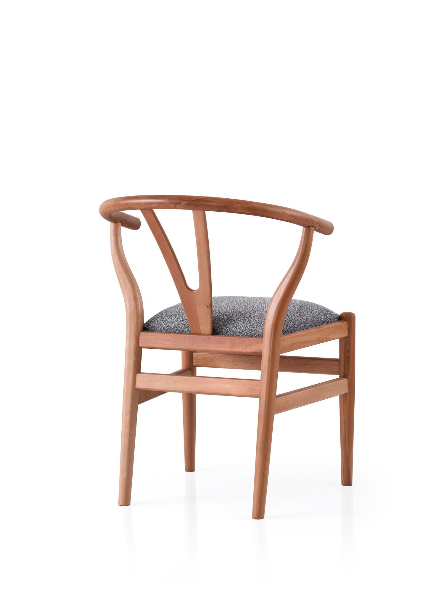 Scaun Hanah Home, placaj, 57 x 58 x 78 cm, stejar/deschis albastru, 974NMB1842 — imaginea 3