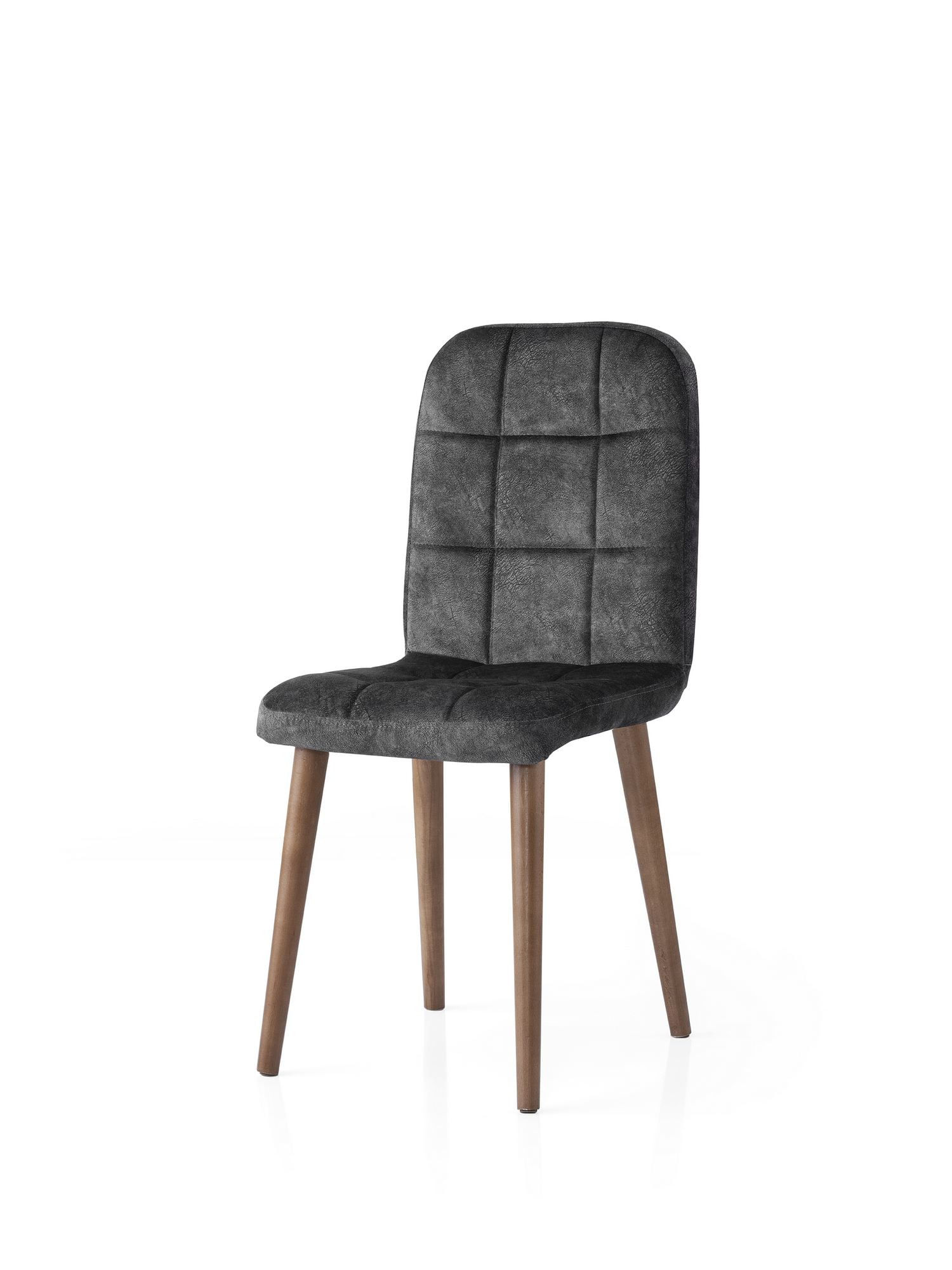 Set scaune (4 bucăți) Hanah Home, placaj, 41 x 51 x 88 cm, antracit, 974NMB1955 — imaginea 2