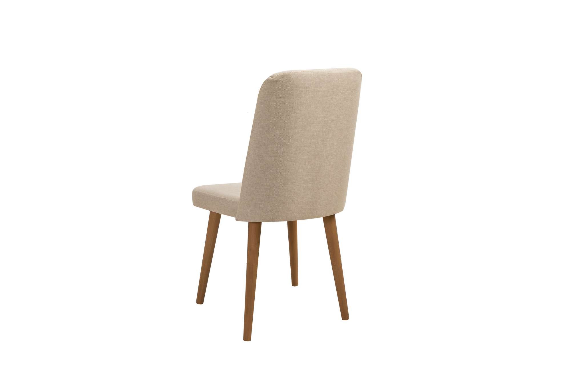 Scaun Hanah Home, PAL melaminat, 47 x 44 x 90 cm, nuc/albastru închis, 869VEL8185 — imaginea 2