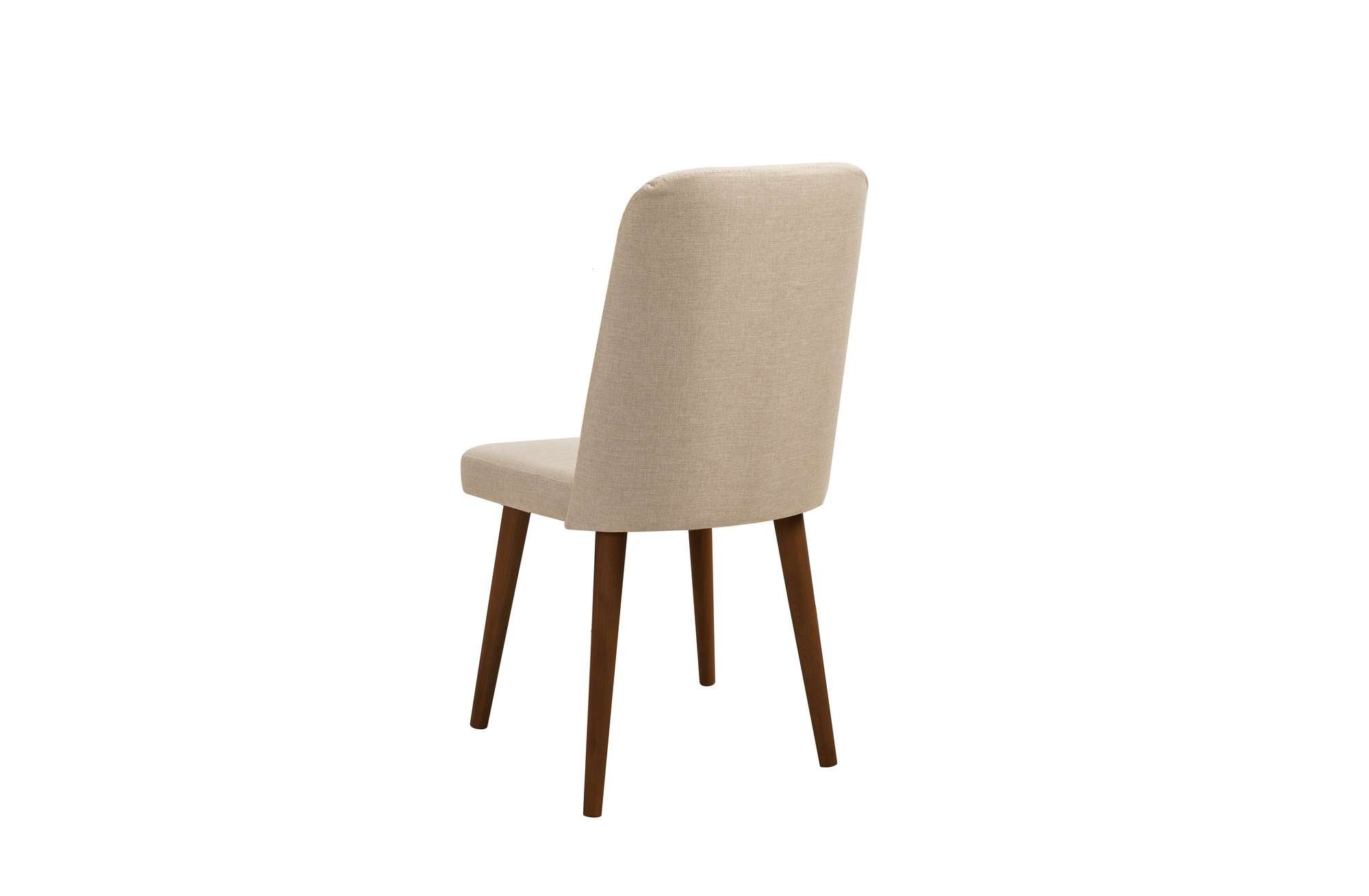 Scaun Hanah Home, PAL melaminat, 47 x 44 x 90 cm, nuc/albastru închis, 869VEL8186 — imaginea 4