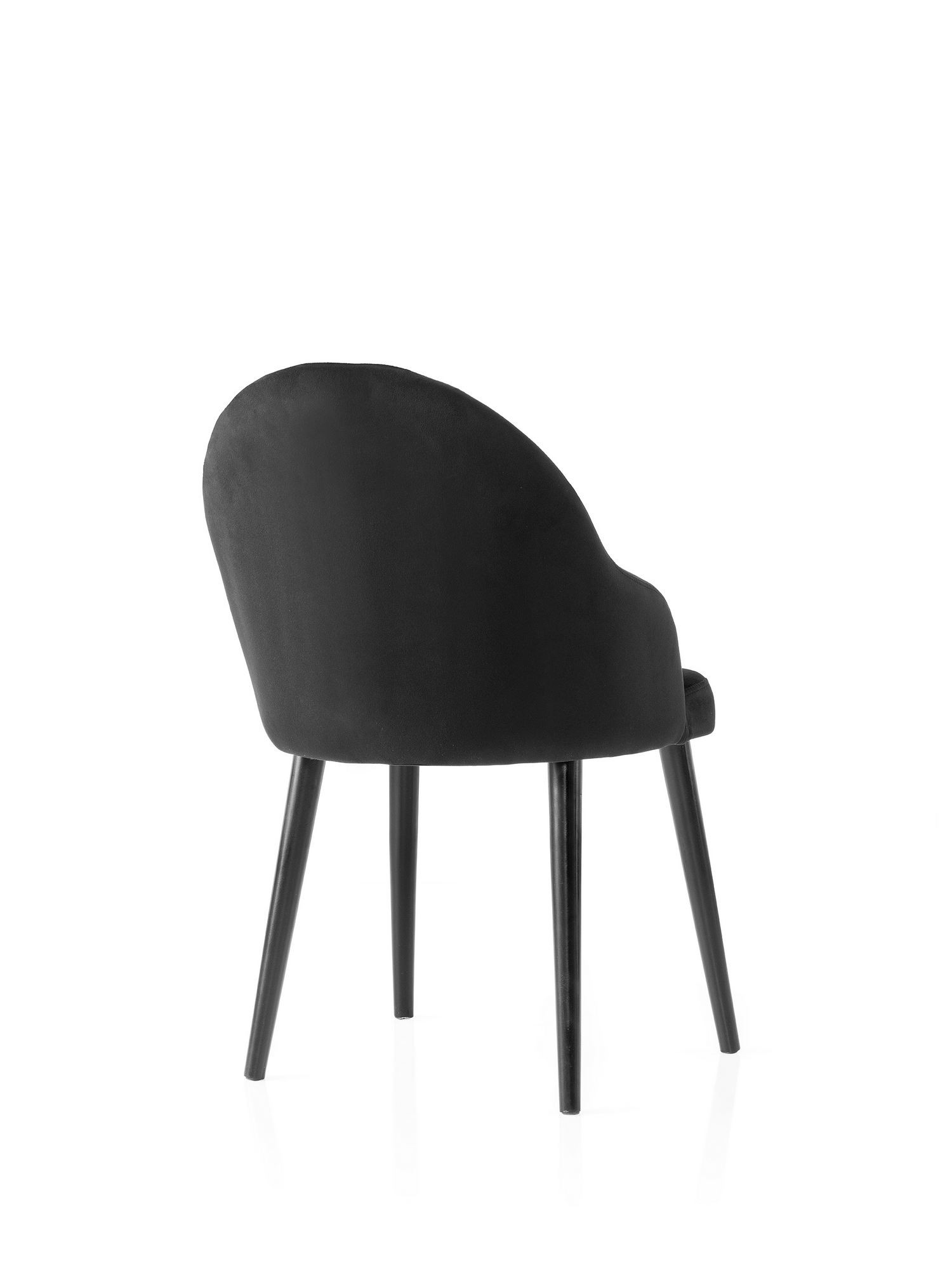 Set scaune (2 bucăți) Hanah Home, PAL melaminat, 44 x 50.5 x 88 cm, negru, 974NMB1944 — imaginea 2