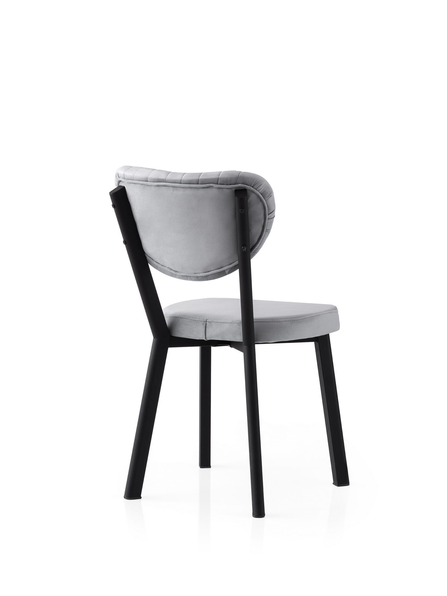 Set scaune (2 bucăți) Hanah Home, PAL melaminat, 46 x 54 x 86 cm, negru/ice albastru, 974NMB1849 — imaginea 4