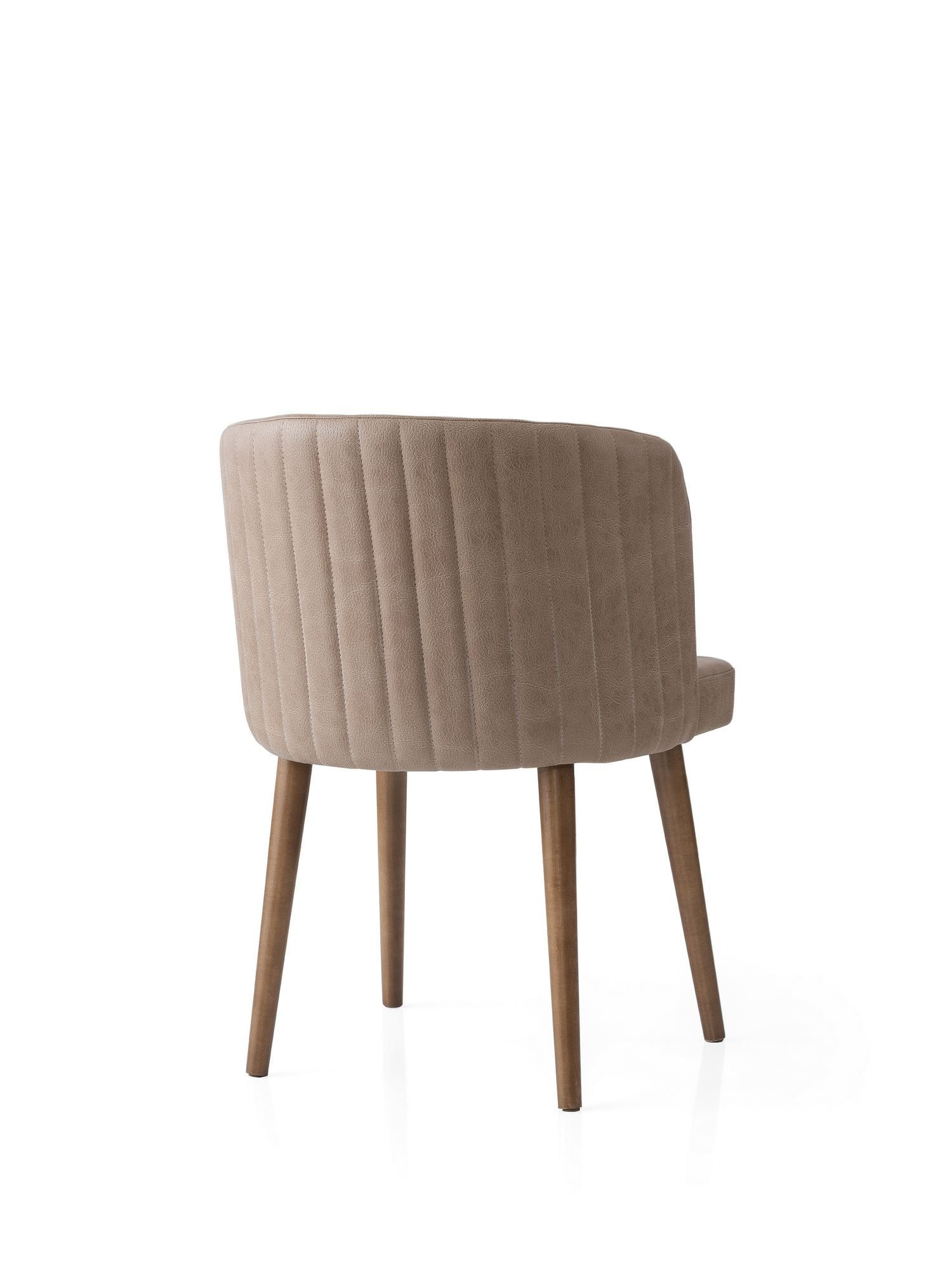 Set scaune (2 bucăți) Hanah Home, PAL melaminat, 57 x 57 x 81 cm, bej, 974NMB1948 — imaginea 2