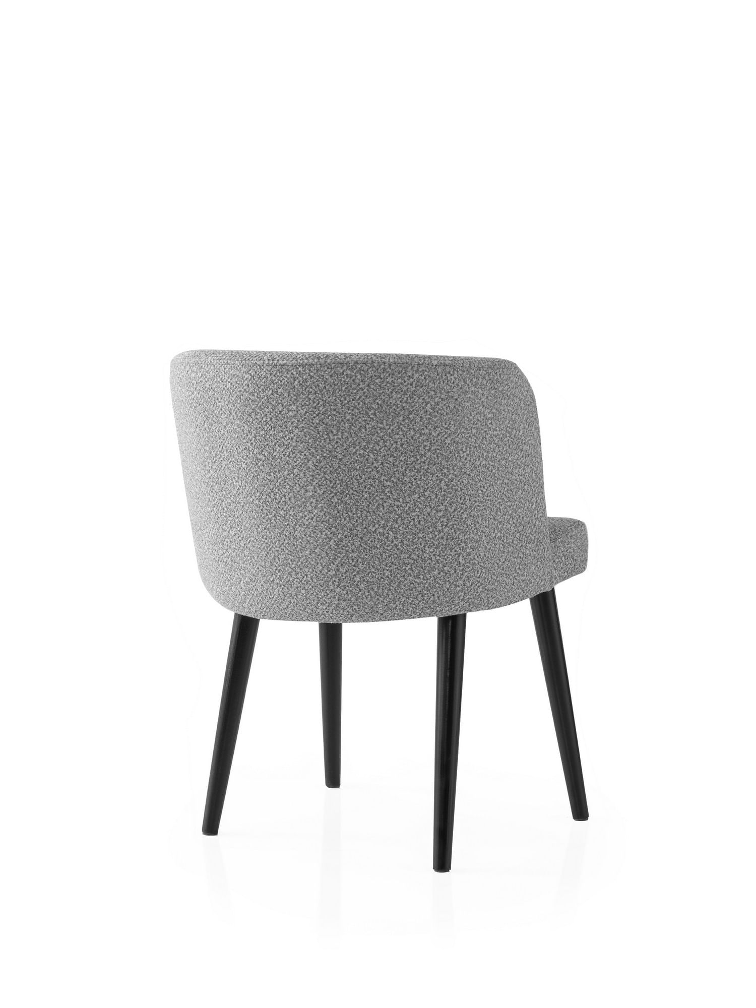 Set scaune (2 bucăți) Hanah Home, PAL melaminat, 57 x 57 x 81 cm, negru/deschis gri, 974NMB1918 — imaginea 4