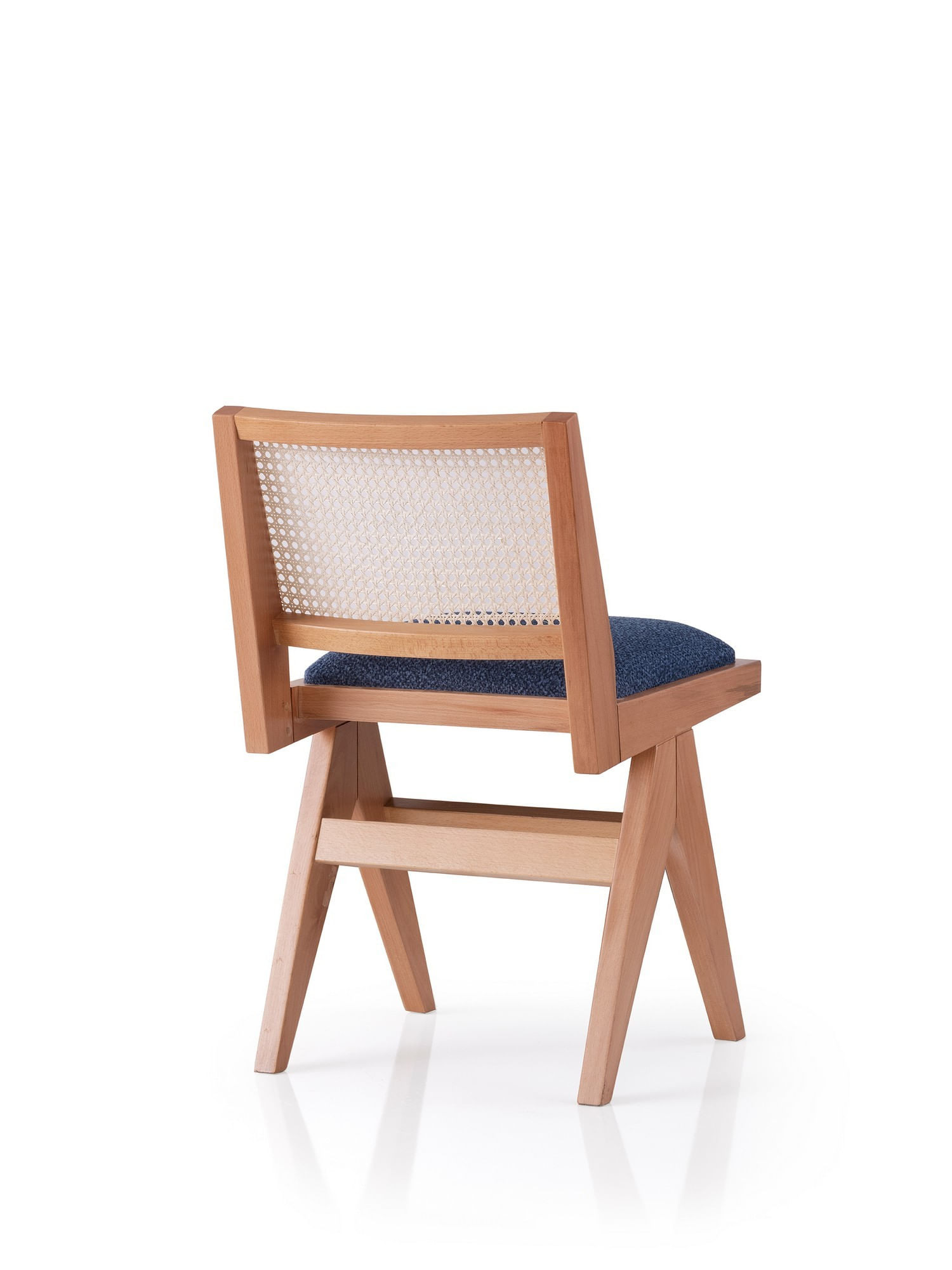 Scaun Hanah Home, placaj, 45 x 59.5 x 77 cm, stejar/închis bue, 974NMB1839 — imaginea 2