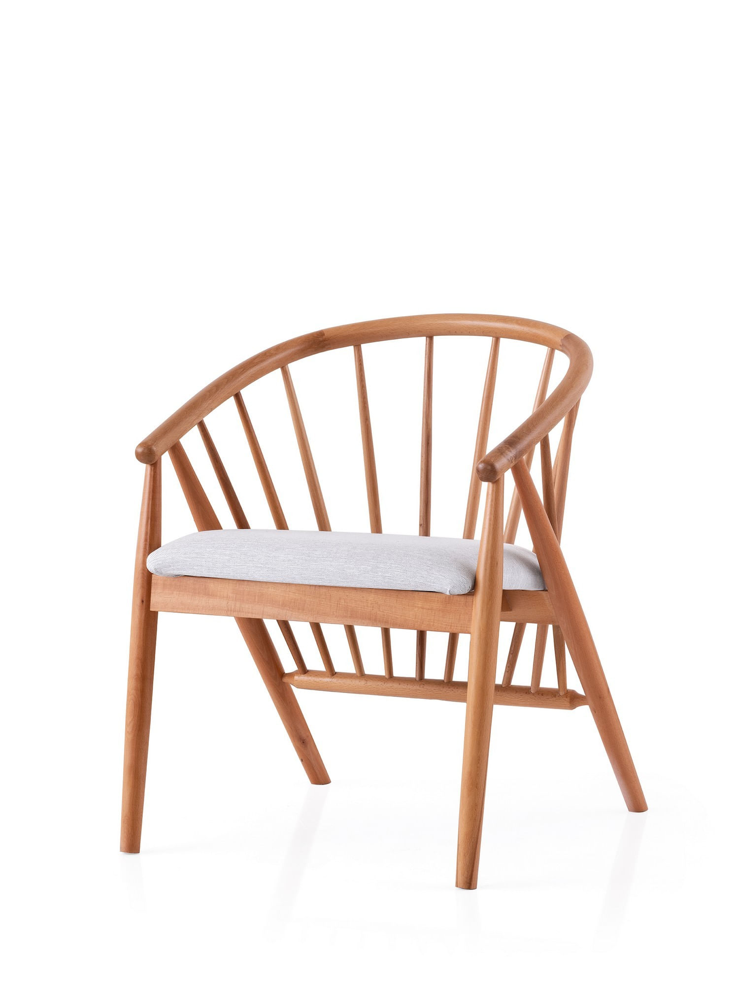 Scaun Hanah Home, placaj, 60 x 54.5 x 77 cm, stejar/deschis gri, 974NMB1835 — imaginea 2