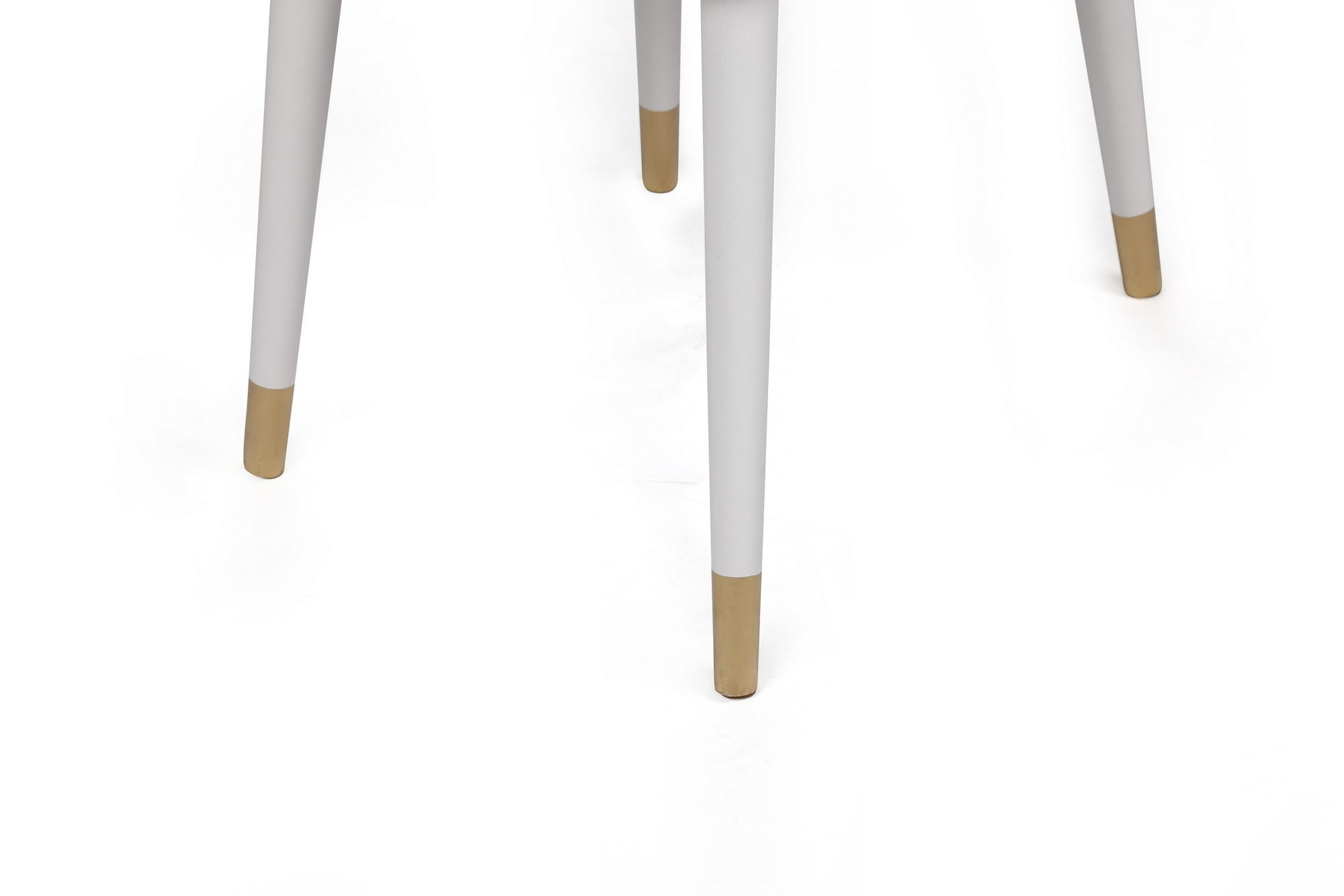 Set scaune (4 bucăți) Hanah Home, catifea, 50 x 49 x 90 cm, antracit/alb/auriu, 974NMB1599 — imaginea 2