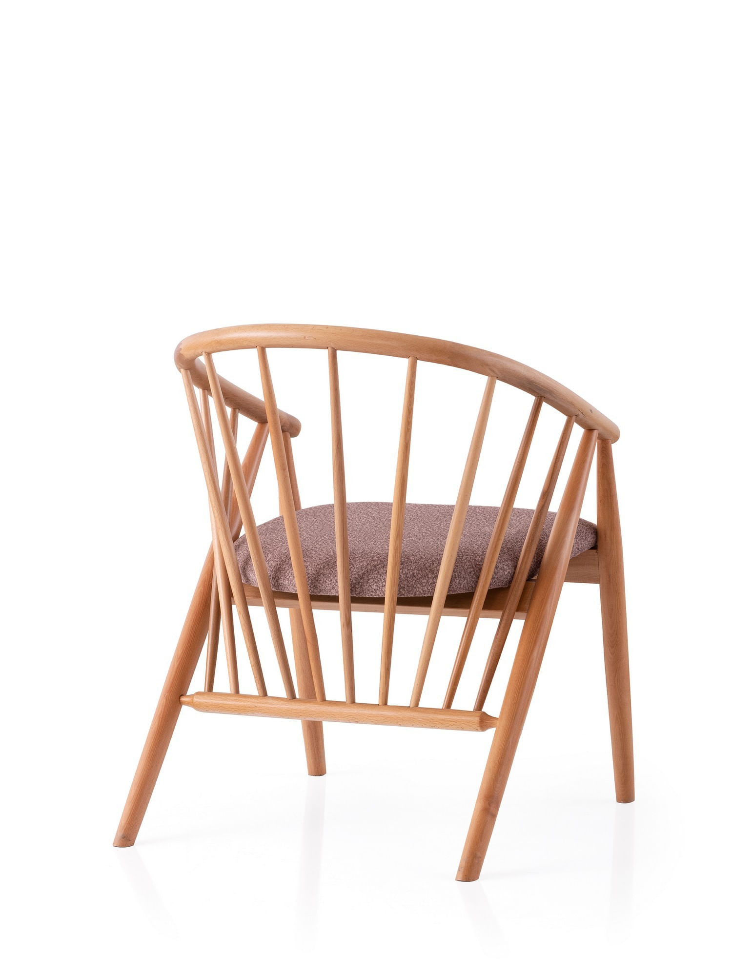 Scaun Hanah Home, placaj, 60 x 54.5 x 77 cm, stejar/bej-cenușiu, 974NMB1837 — imaginea 2
