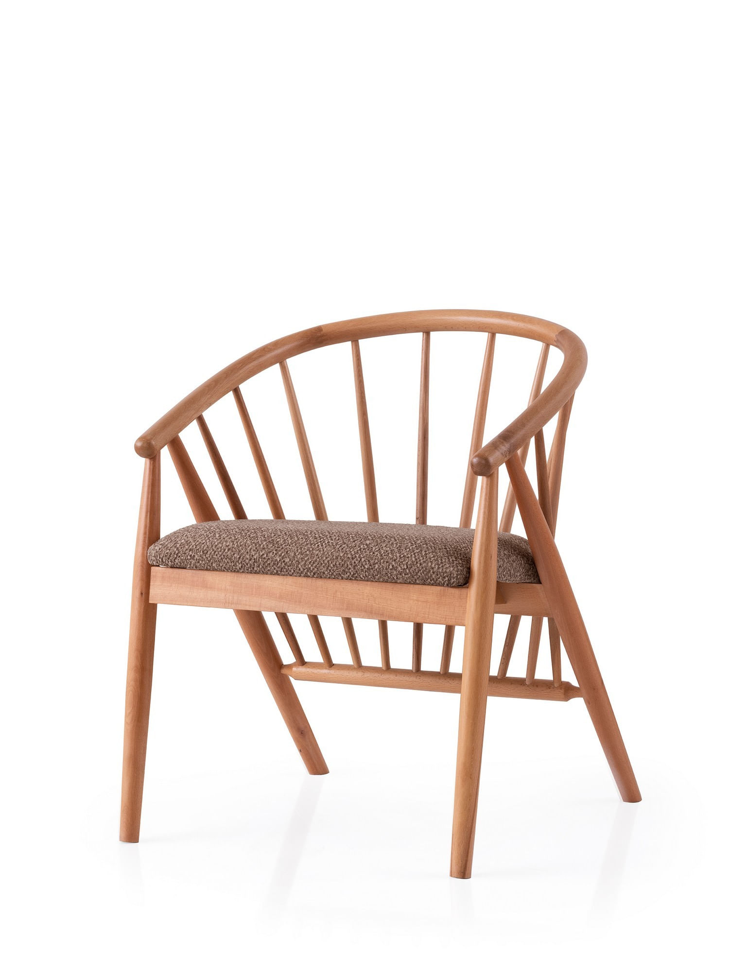 Scaun Hanah Home, placaj, 60 x 54.5 x 77 cm, stejar/deschis maro, 974NMB1836 — imaginea 3