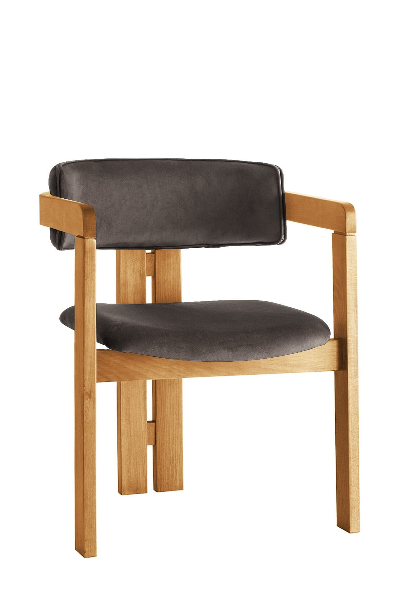 Scaun Hanah Home, placaj, 58 x 49 x 76 cm, stejar/antracit, 974NMB1763