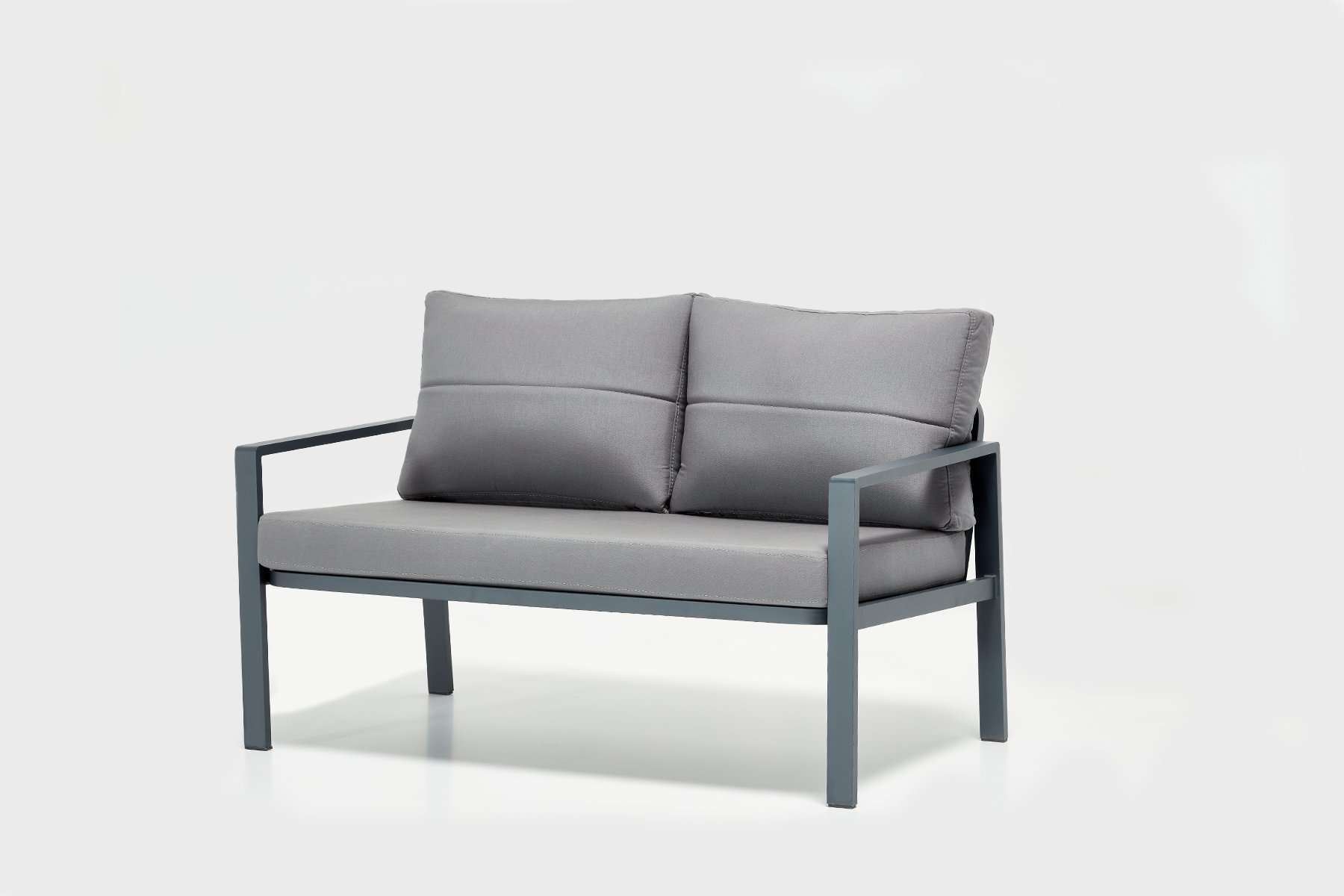 Set lounge gradina Hanah Home, burete, 130 x 60 x 68 cm, antracit, 561CLR1145 — imaginea 3