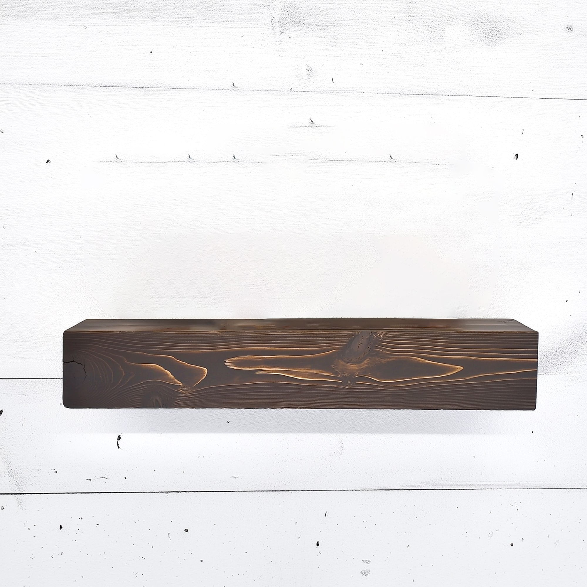 Raft decorativ lemn Hanah Home, lemn masiv, 13 x 11 x 60 cm, lemn, 792EVL2924 — imaginea 6