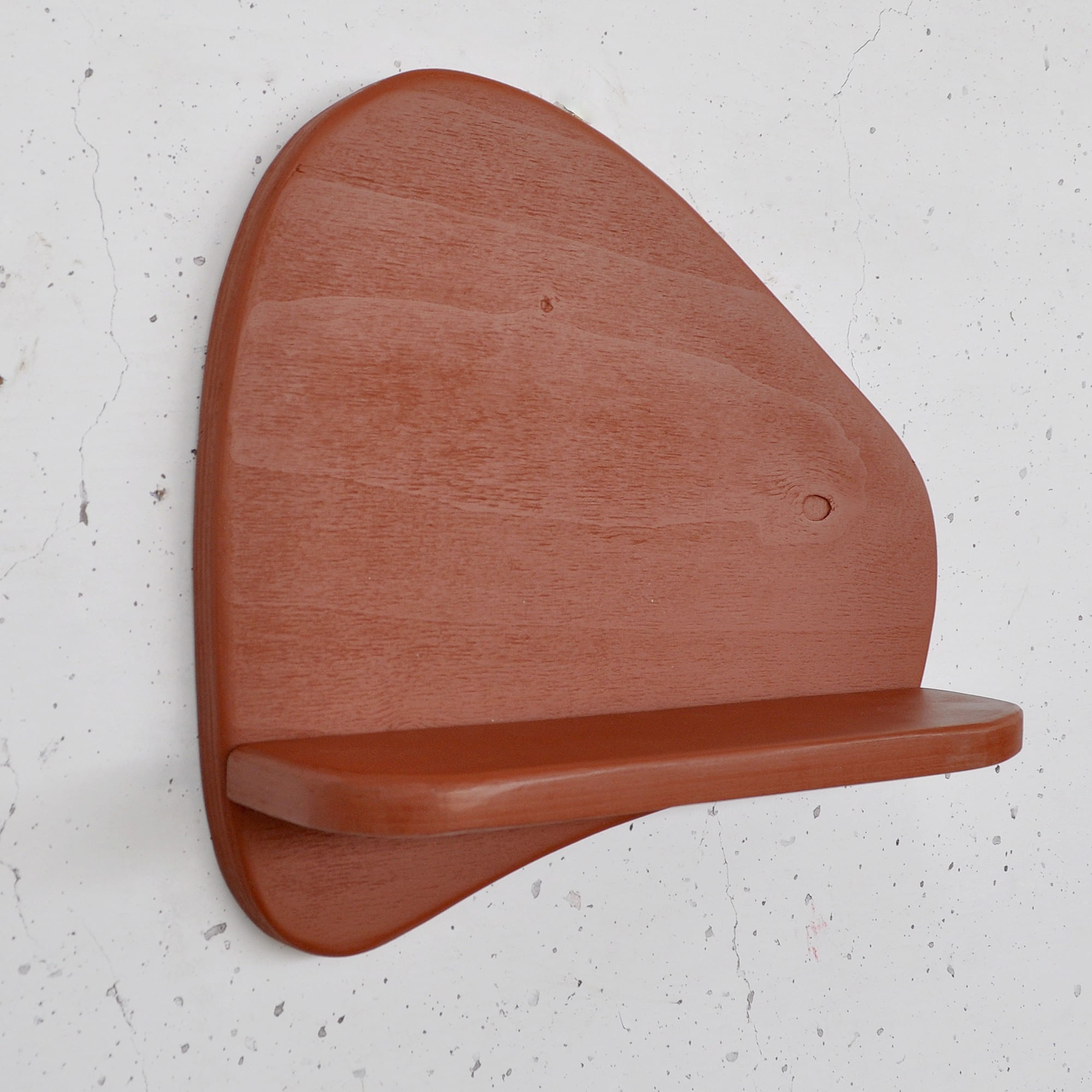 Raft decorativ lemn Hanah Home, placaj, 35 x 11 x 32 cm, roșu, 792EVL2955 — imaginea 8