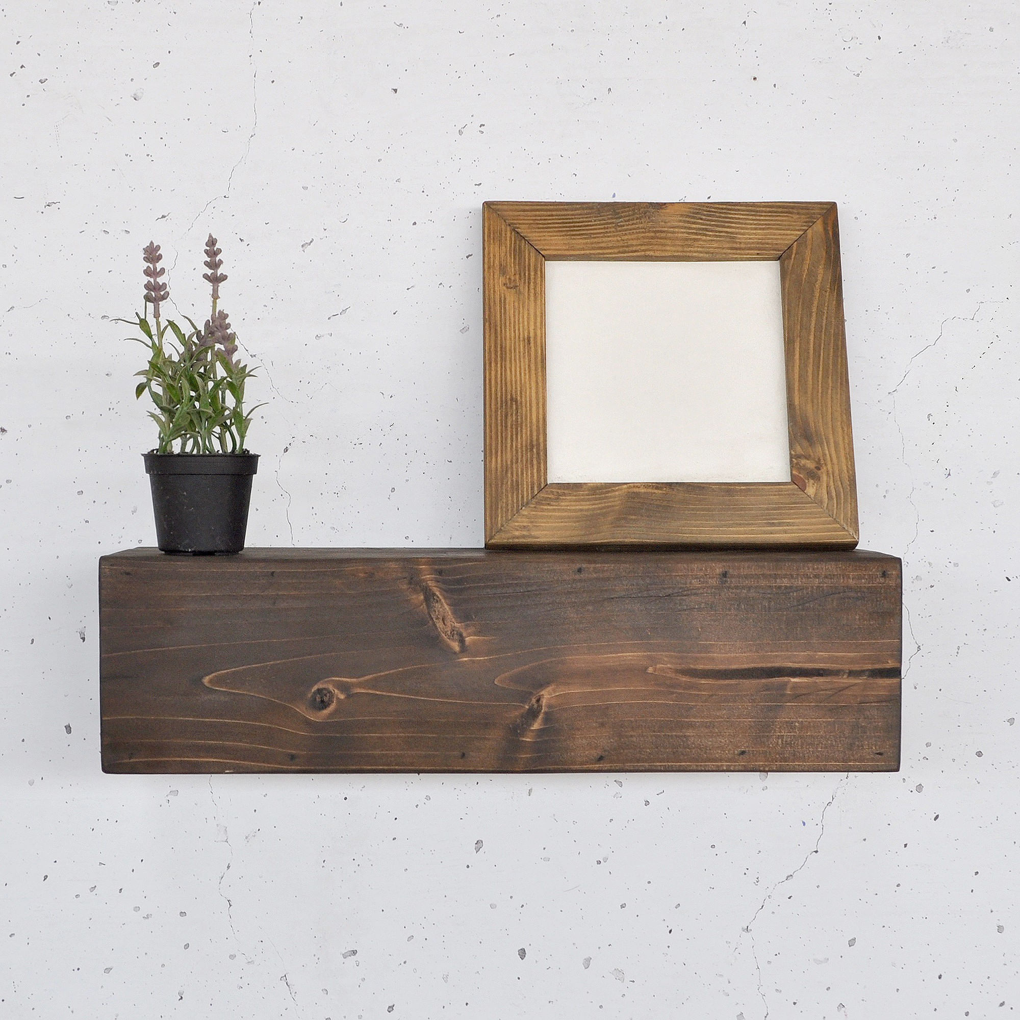 Raft decorativ lemn Hanah Home, lemn masiv, 13 x 11 x 40 cm, lemn, 792EVL2953 — imaginea 10