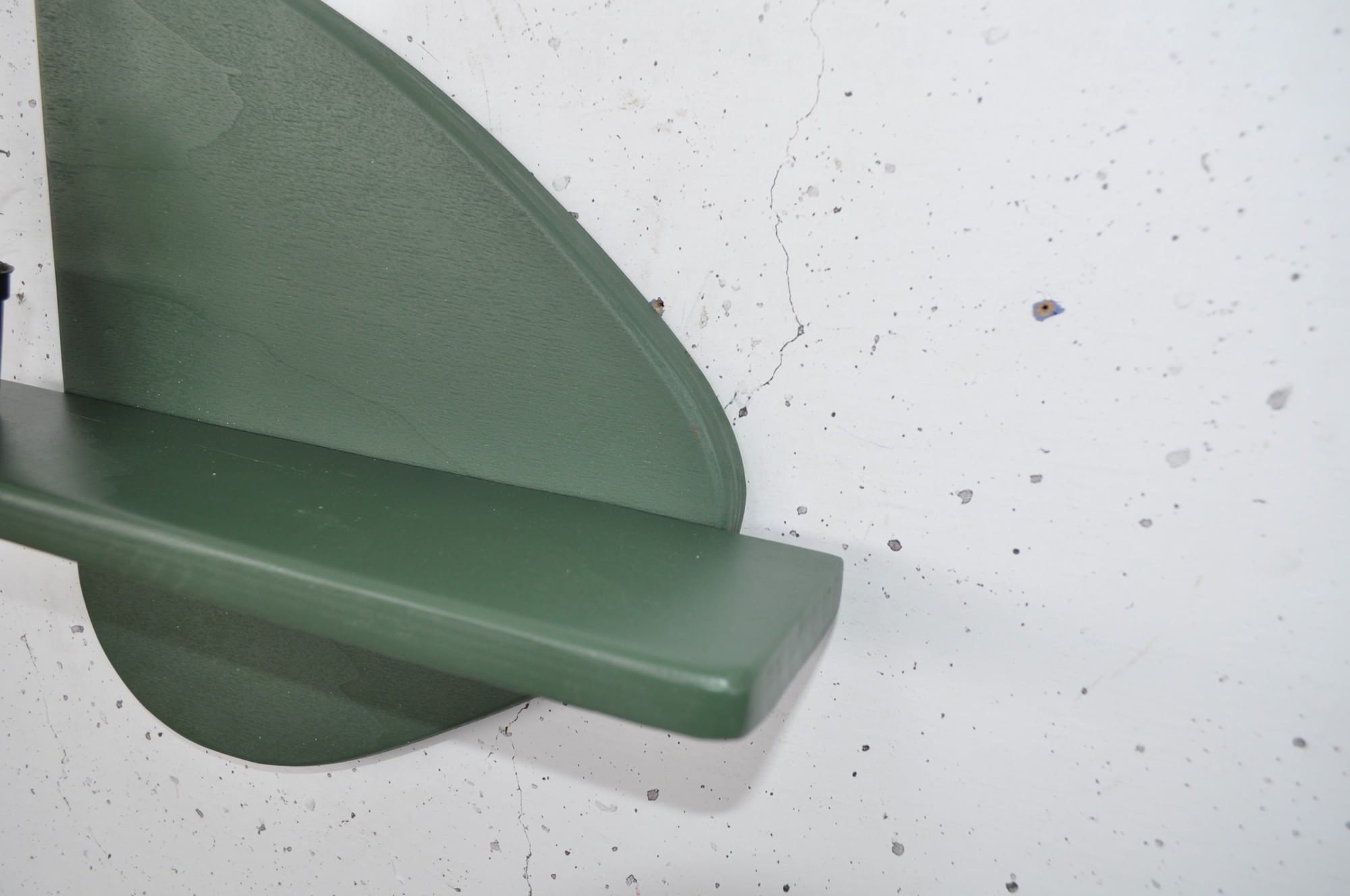 Raft decorativ lemn Hanah Home, placaj, 35 x 11 x 32 cm, închis verde, 792EVL2961 — imaginea 5