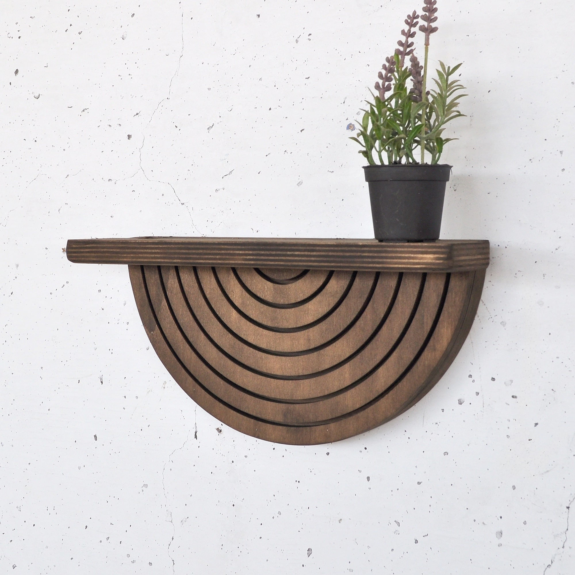 Raft decorativ lemn Hanah Home, placaj, 31 x 9 x 16 cm, lemn, 792EVL2947 — imaginea 6