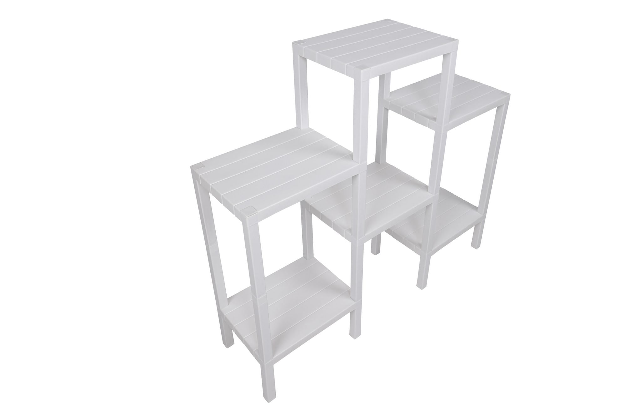 Raft plastic Aberto Design, plastic, 108 x 29 x 100 cm, alb, 610DRL1192 — imaginea 3