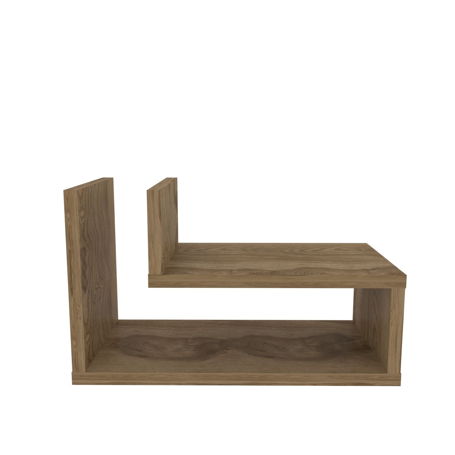 Noptieră Hanah Home, PAL melaminat, 45 x 22 x 26.8 cm, oud stejar, 875ZNA3433 — imaginea 4