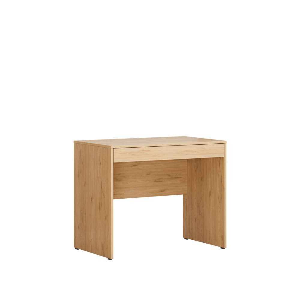 Birou studiu Hanah Home, PAL melaminat, 90 x 55 x 75 cm, stejar, 479ADR2713 — imaginea 3