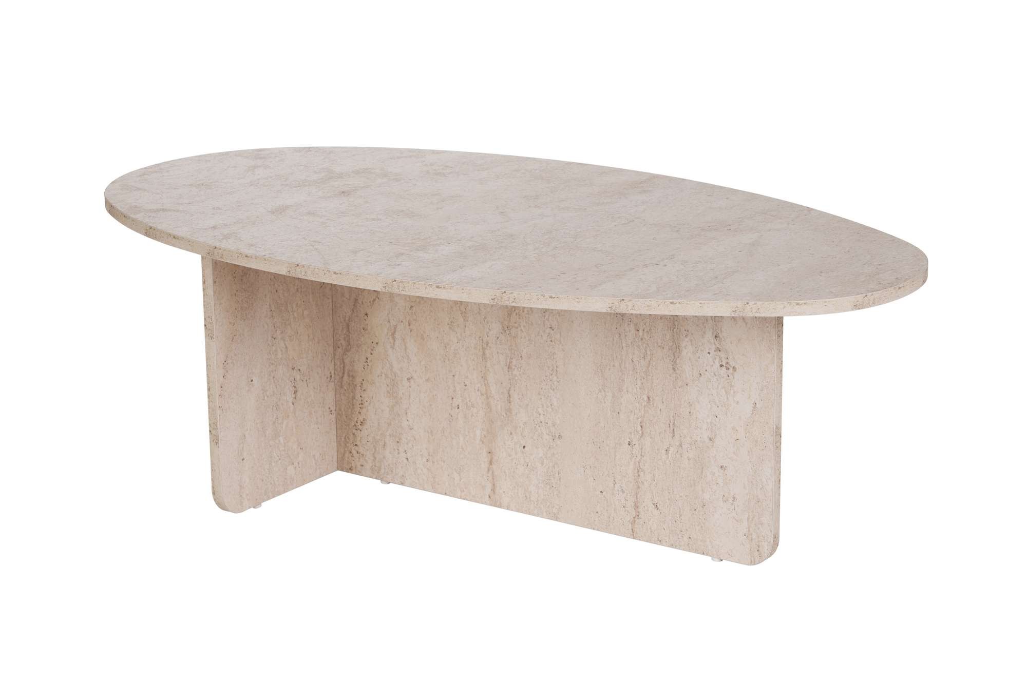 Măsuță cafea Hanah Home, PAL melaminat, 120 x 65 x 40 cm, travertine, 838NRD1101