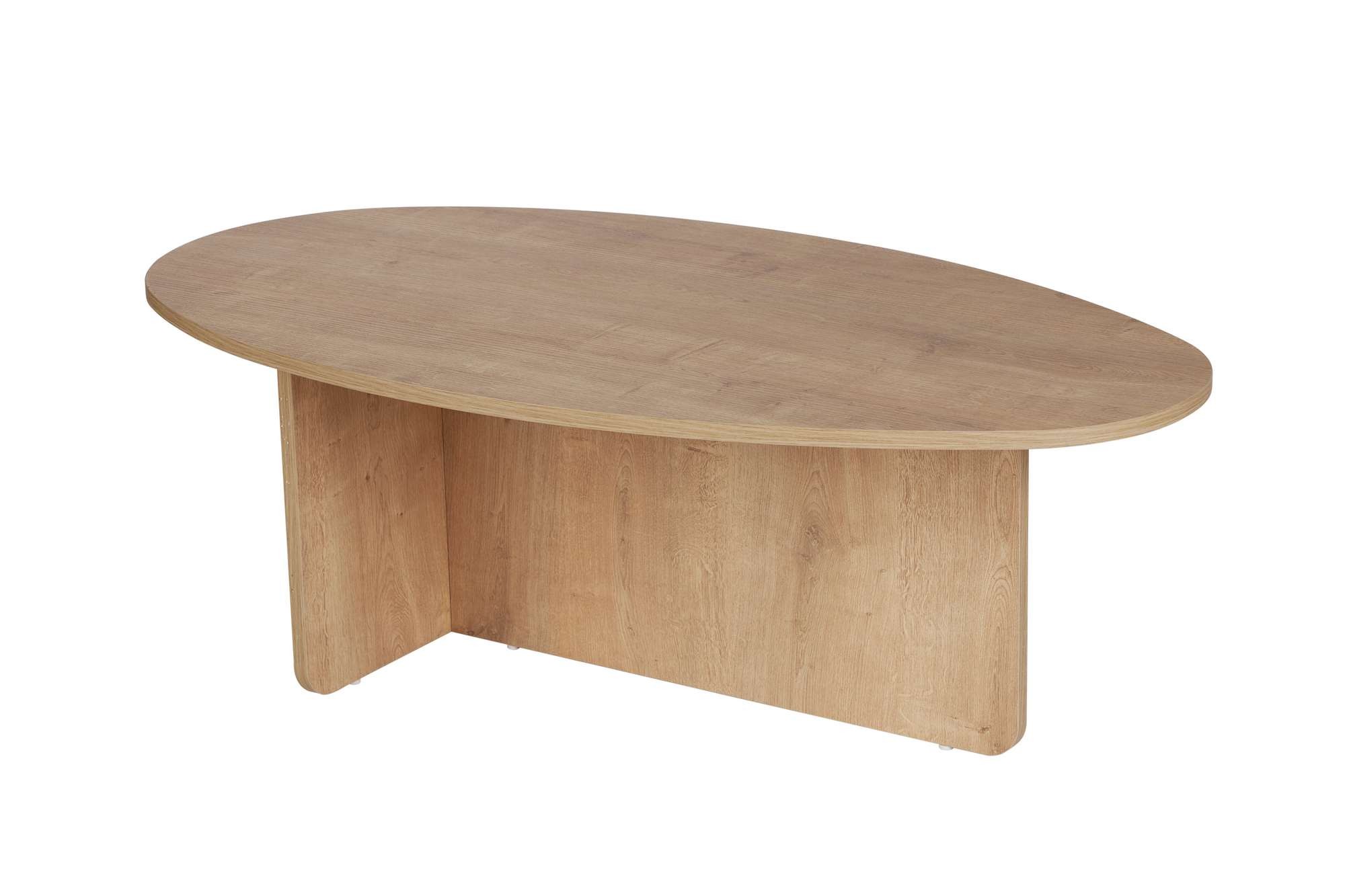 Măsuță cafea Hanah Home, PAL melaminat, 120 x 65 x 40 cm, stejar, 838NRD1103 — imaginea 2