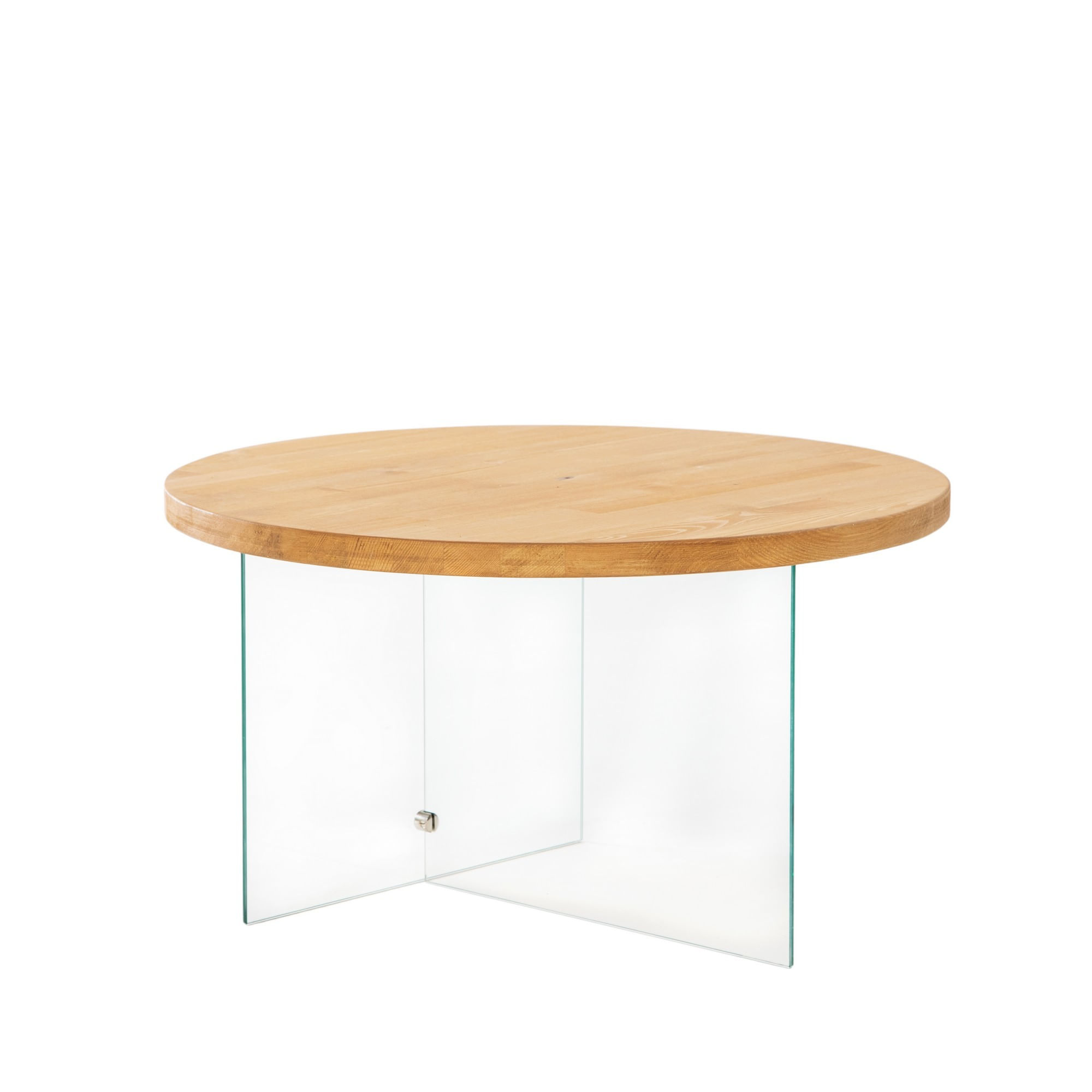 Măsuță cafea Hanah Home, MDF, 70 x 40 cm, transparent/stejar, 552NOS2411