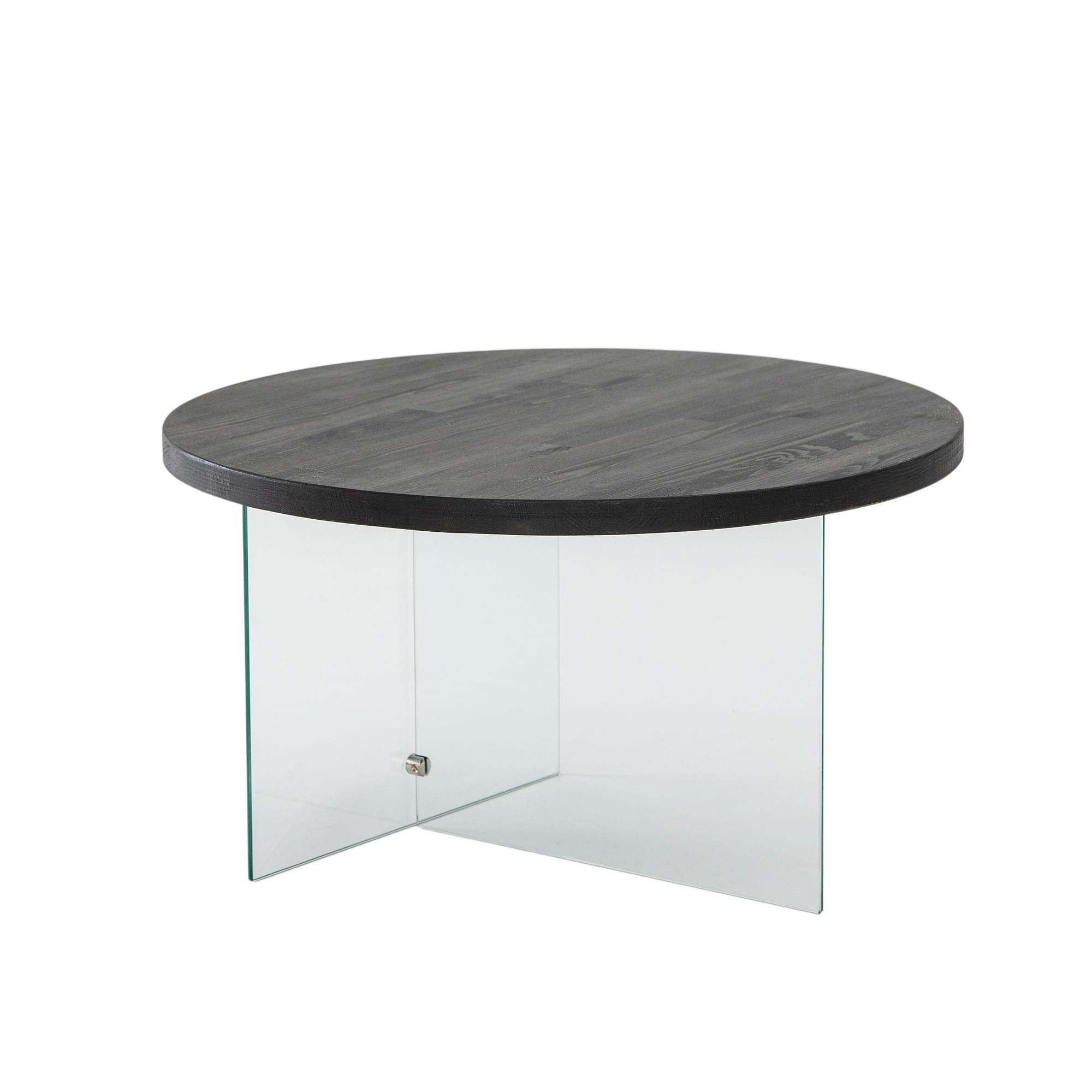 Măsuță cafea Hanah Home, MDF, 70 x 40 cm, antracit/transparent, 552NOS2403 — imaginea 7