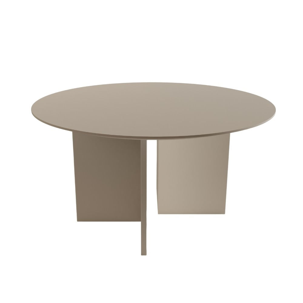Măsuță cafea Hanah Home, MDF, 80 x 80 x 42 cm, crem, 313RTX1121 — imaginea 2
