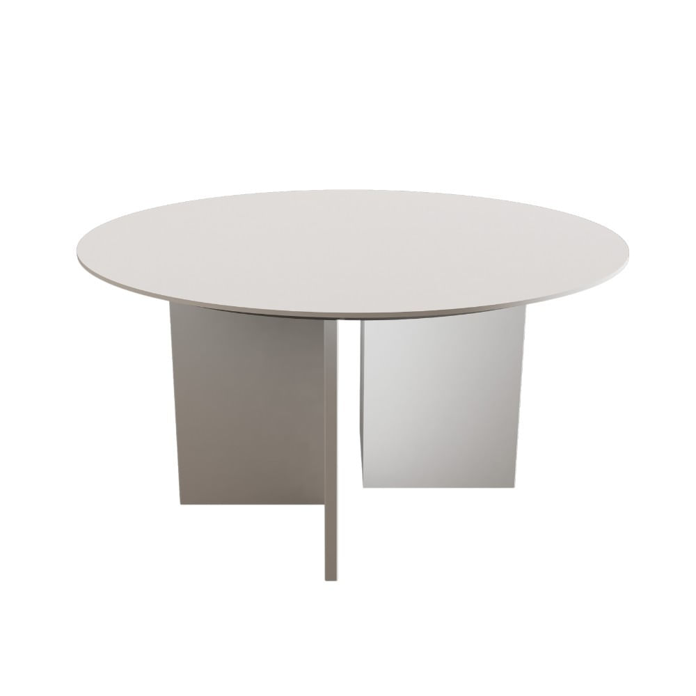 Măsuță cafea Hanah Home, MDF, 80 x 80 x 42 cm, alb, 313RTX1120 — imaginea 3