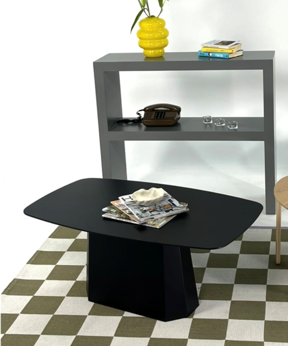 Măsuță cafea Hanah Home, MDF, 100 x 54 x 42 cm, negru, 313RTX1107 — imaginea 6