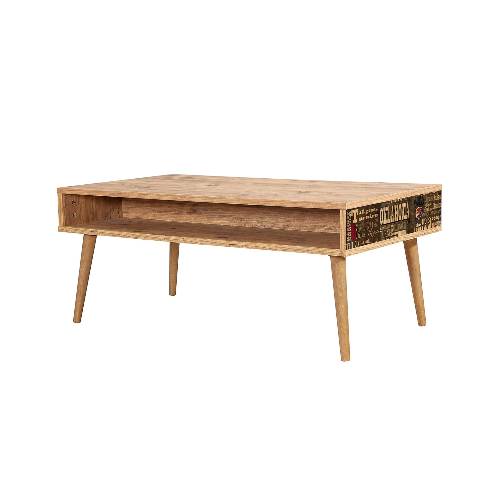 Măsuță cafea Hanah Home, PAL melaminat, 110 x 60 x 45 cm, atlantic pine, 869VEL2525 — imaginea 3